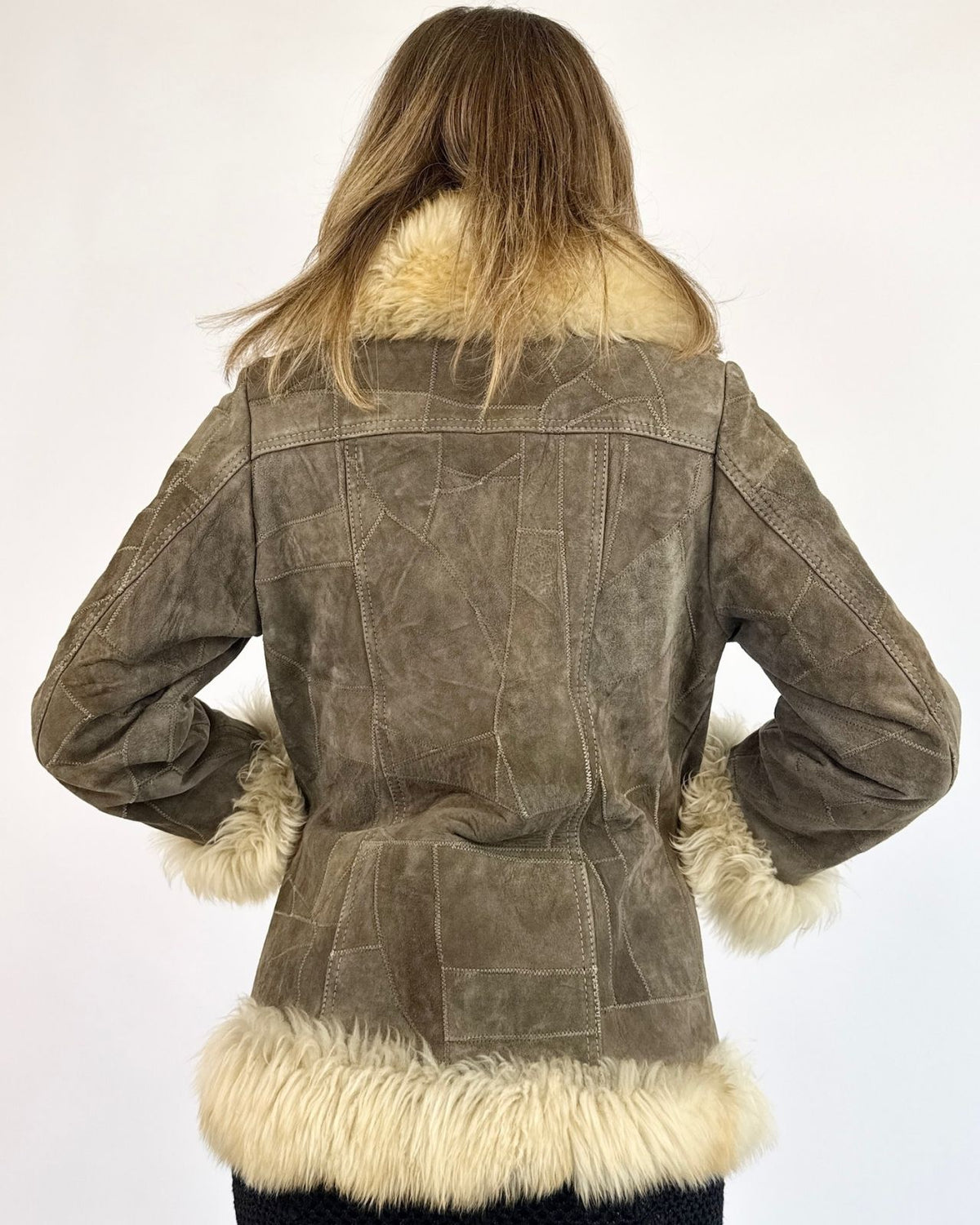Cozy Overcast Patchwork Penny Lane Coat