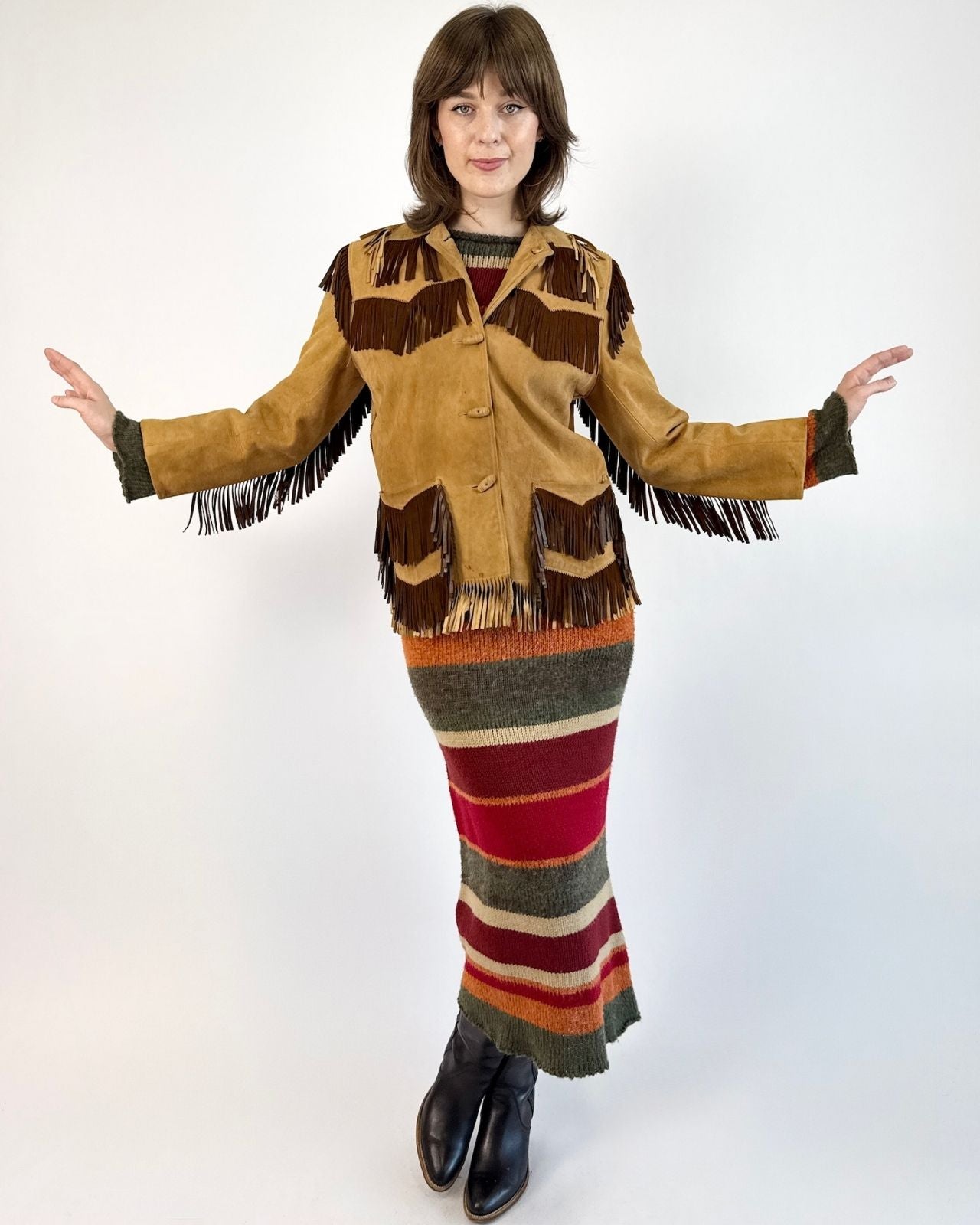 1960s It's Toasted Brown Suede Jacket