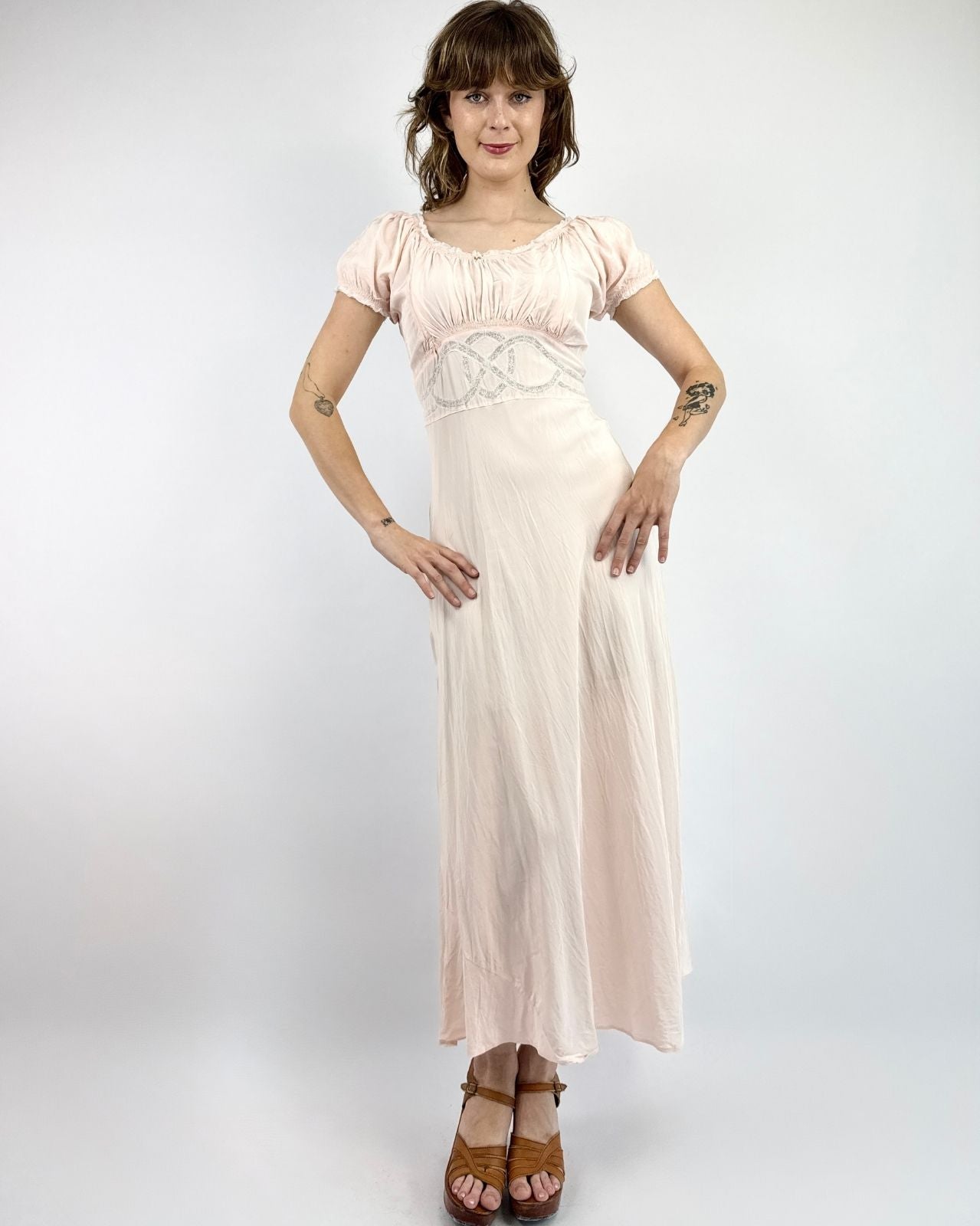 1930s Sweet Dew Drops Slip dress