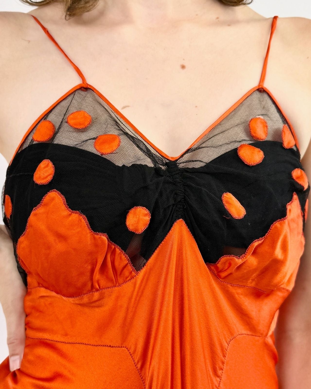 1930s Lady Bug Slumber Silk Step In