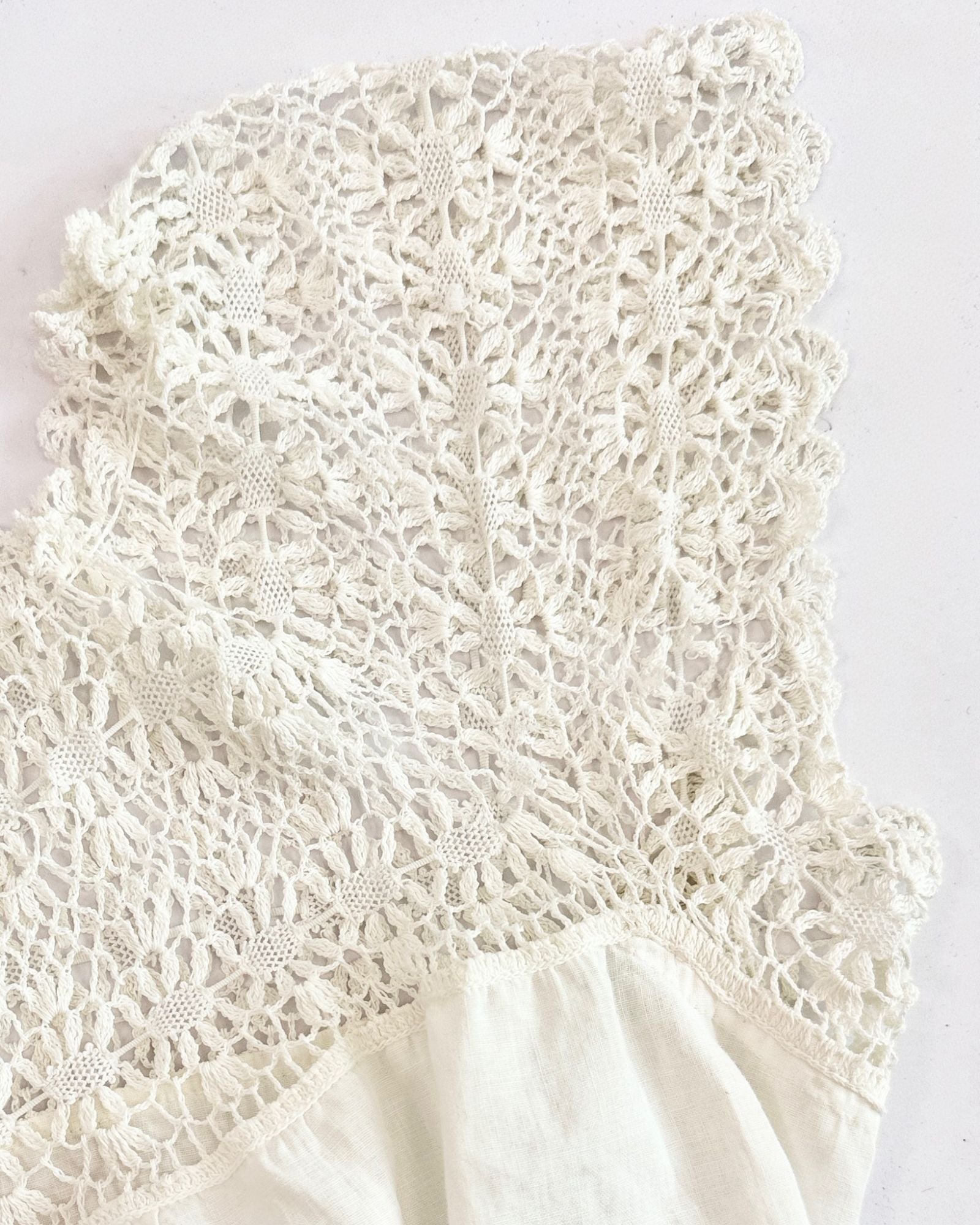 Edwardian Cap Sleeve White Corset Cover