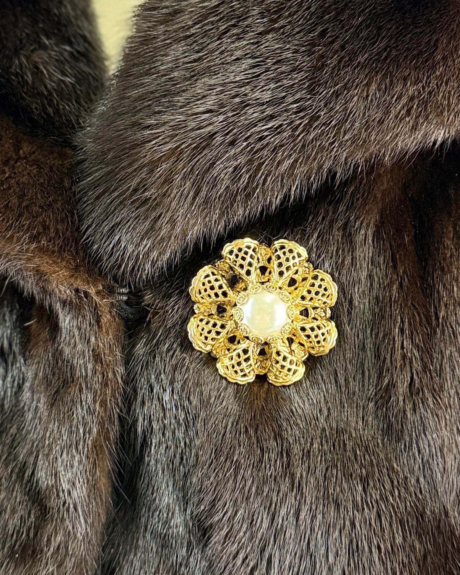 Dark Chocolate Cropped Mink Jacket