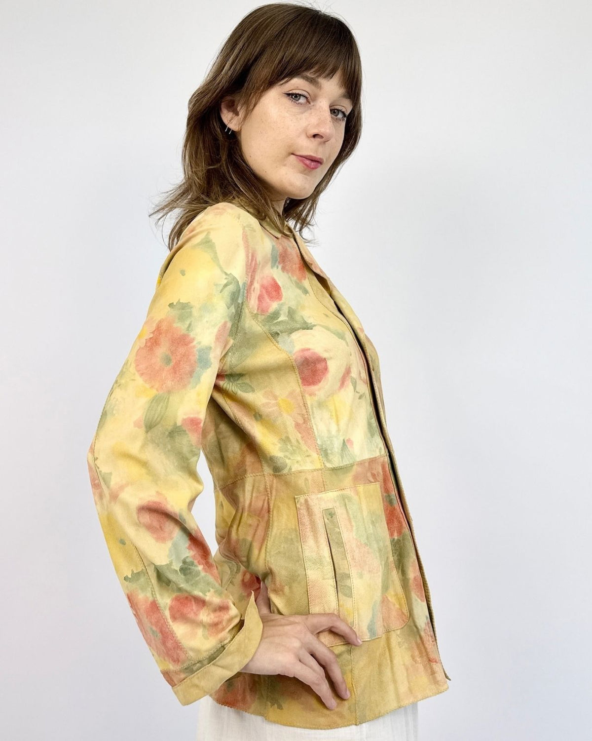 As Petals Fade Suede Jacket
