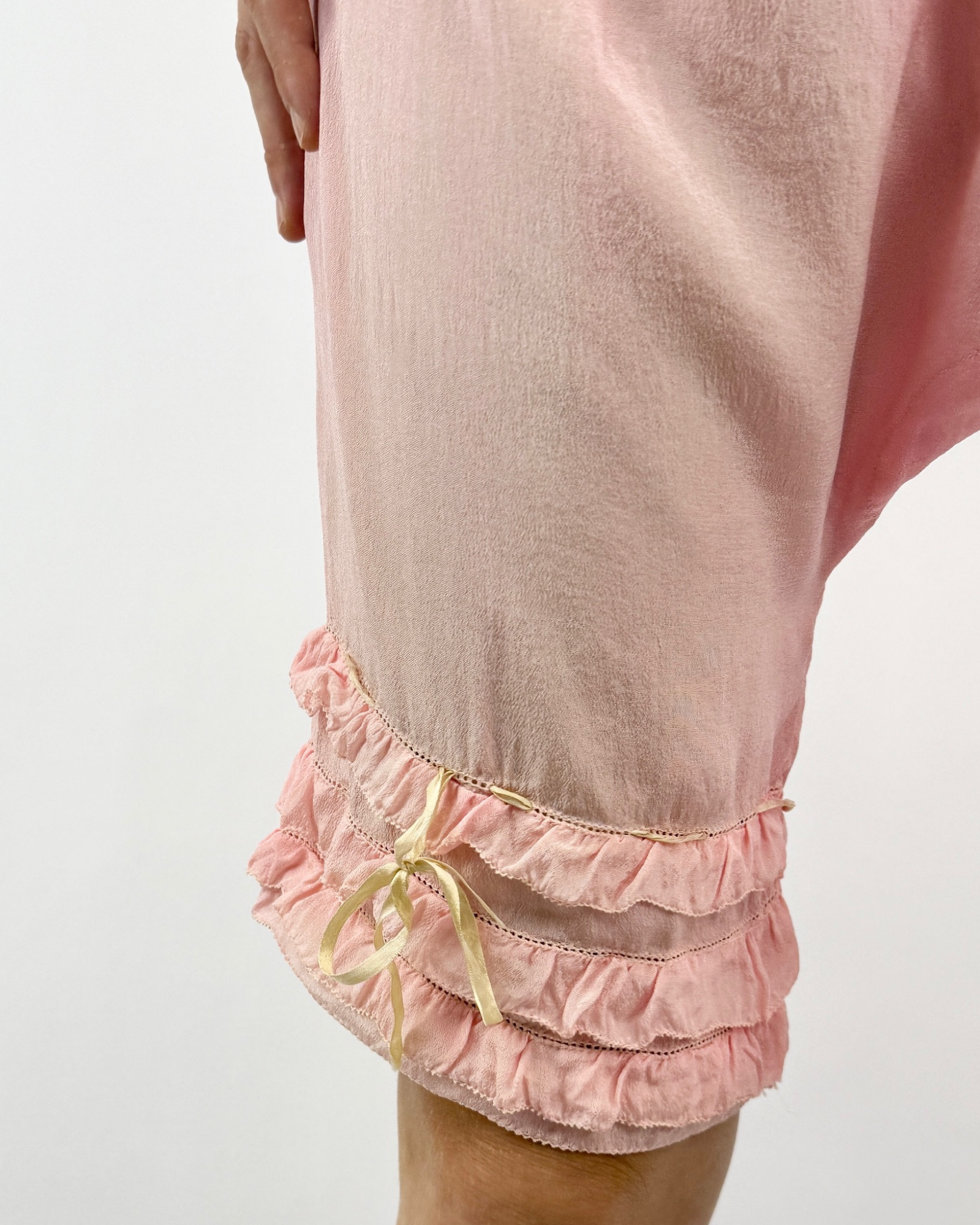 Powder Puff 20s Pink Silk Bloomers