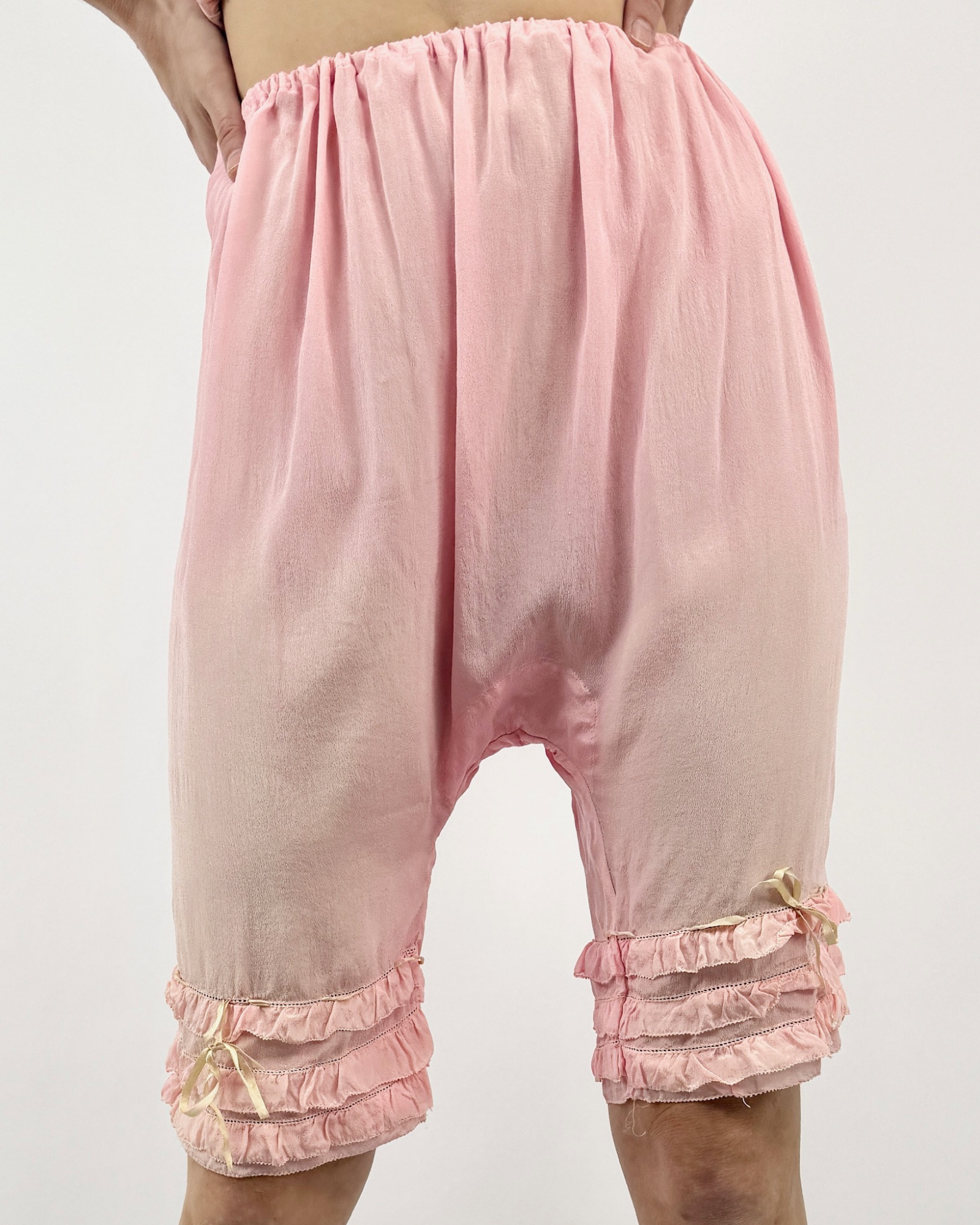 Powder Puff 20s Pink Silk Bloomers