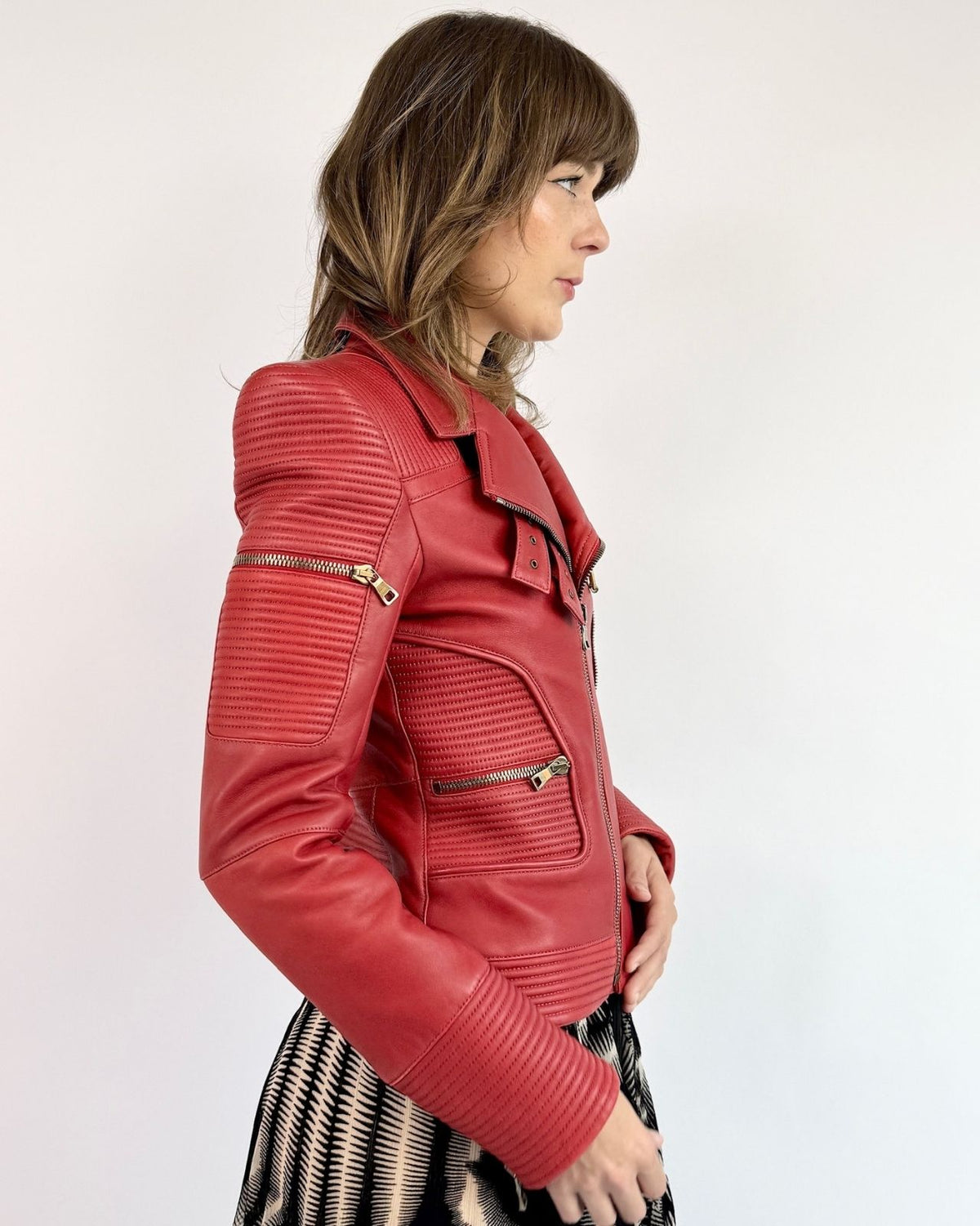 Balmain What A Thriller Moto Jacket
