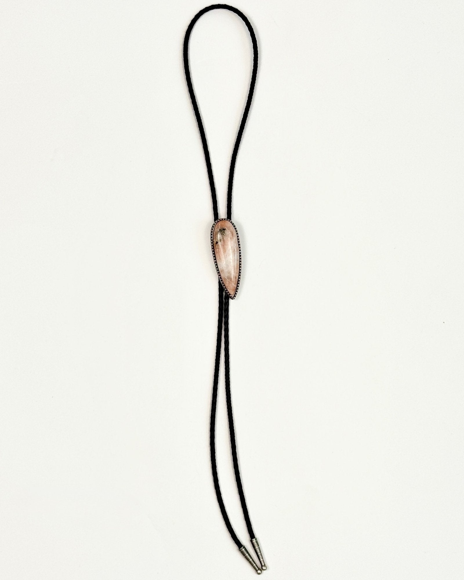 Iron Lamb Rhodonite Bolo
