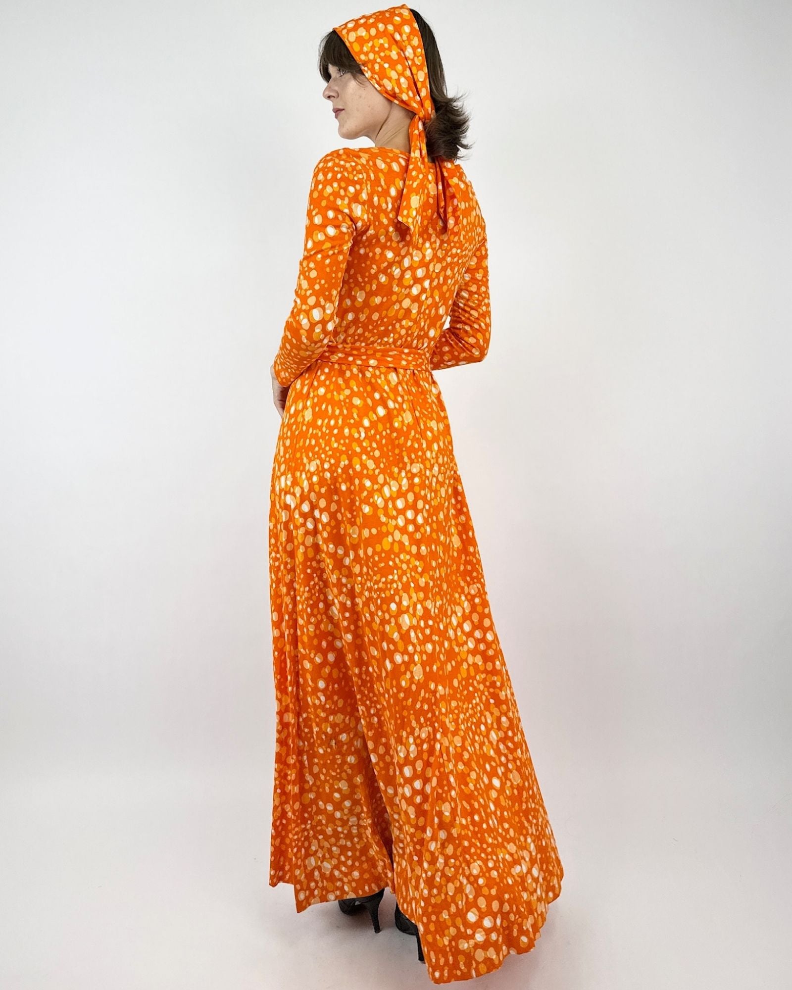 Diane Von Furstenberg Candy Corn Maxi Dress