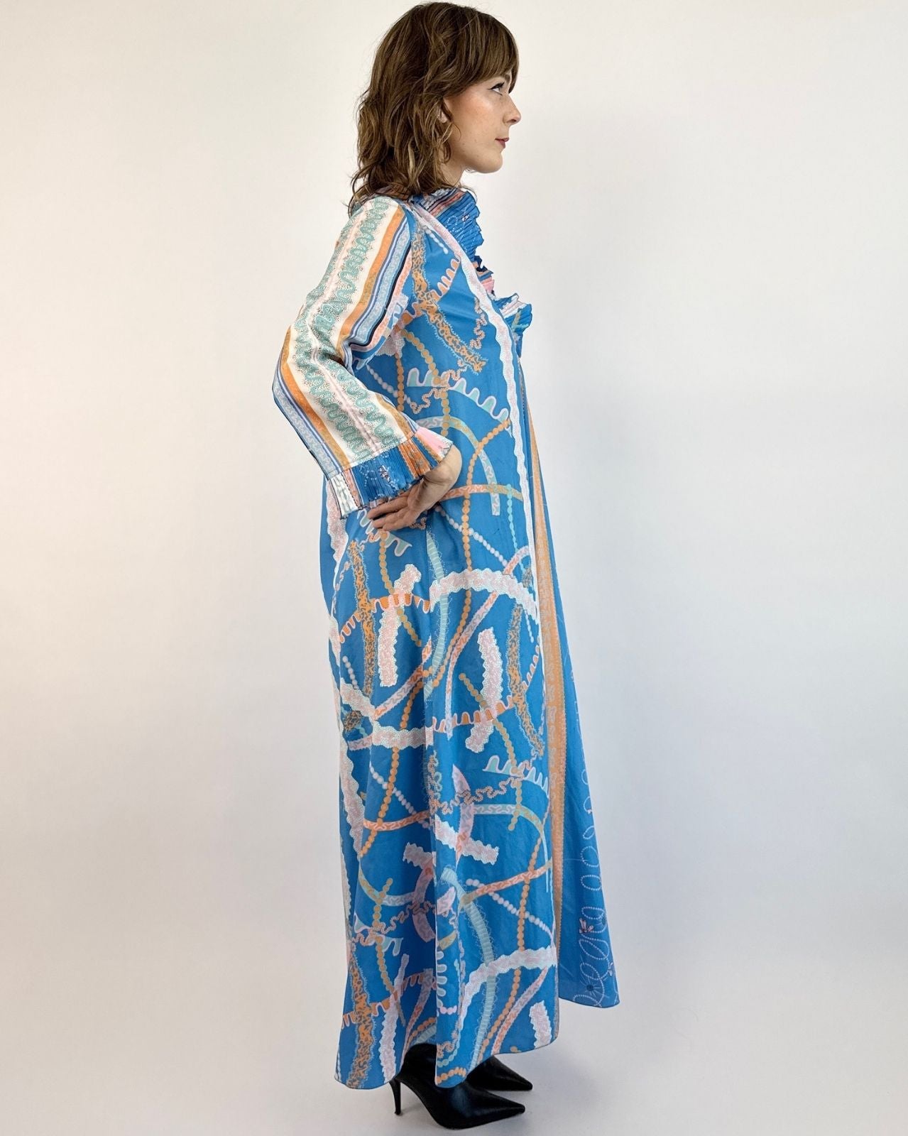 Zandra Rhodes For the Frill of It Maxi Dress