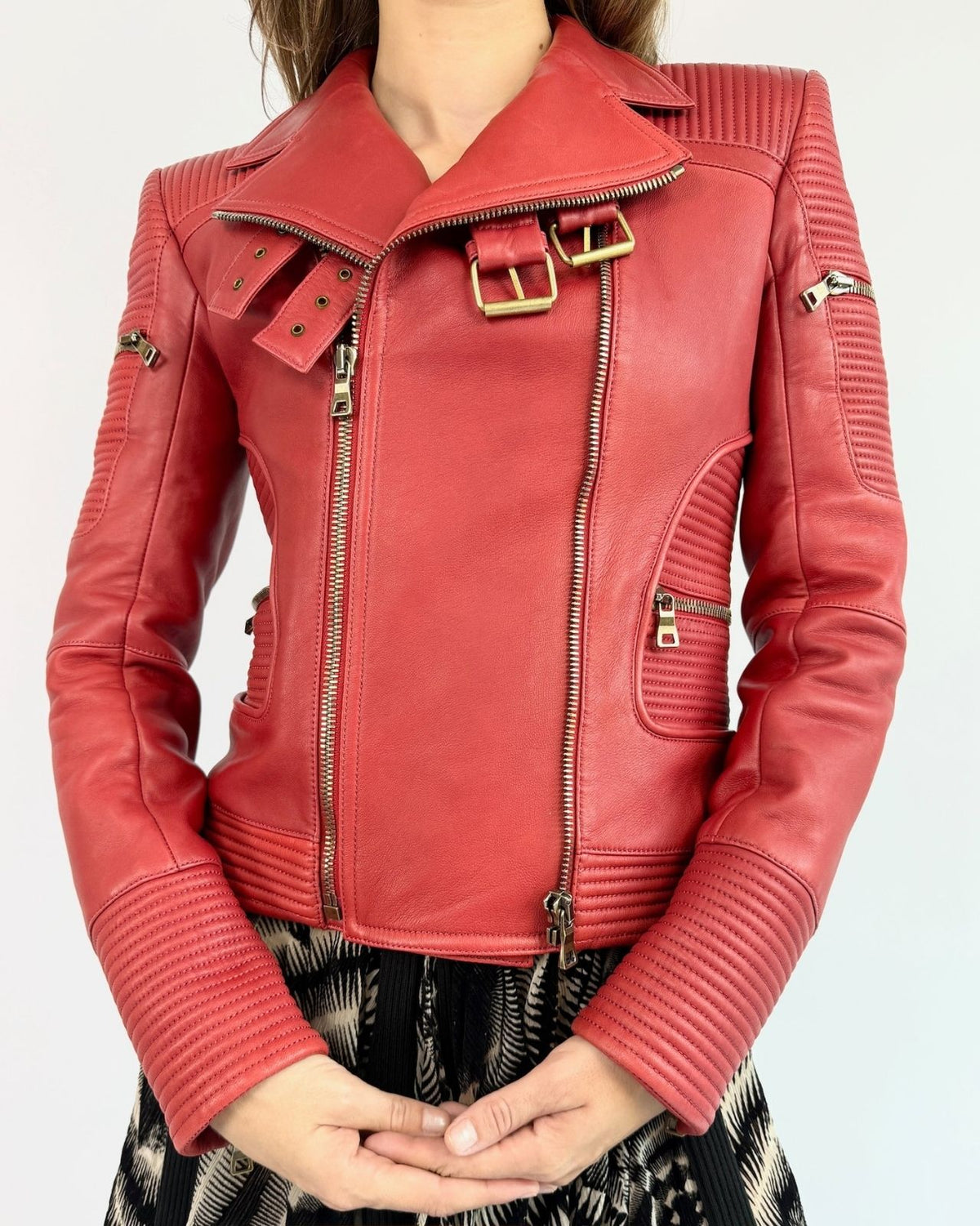 Balmain What A Thriller Moto Jacket