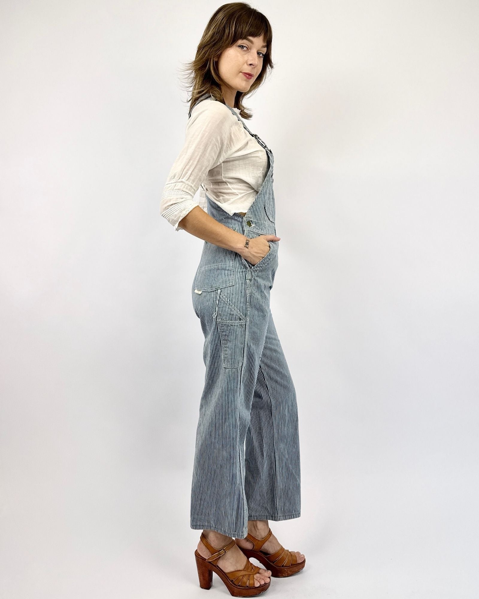 Big Smith Hickory Striped Overalls
