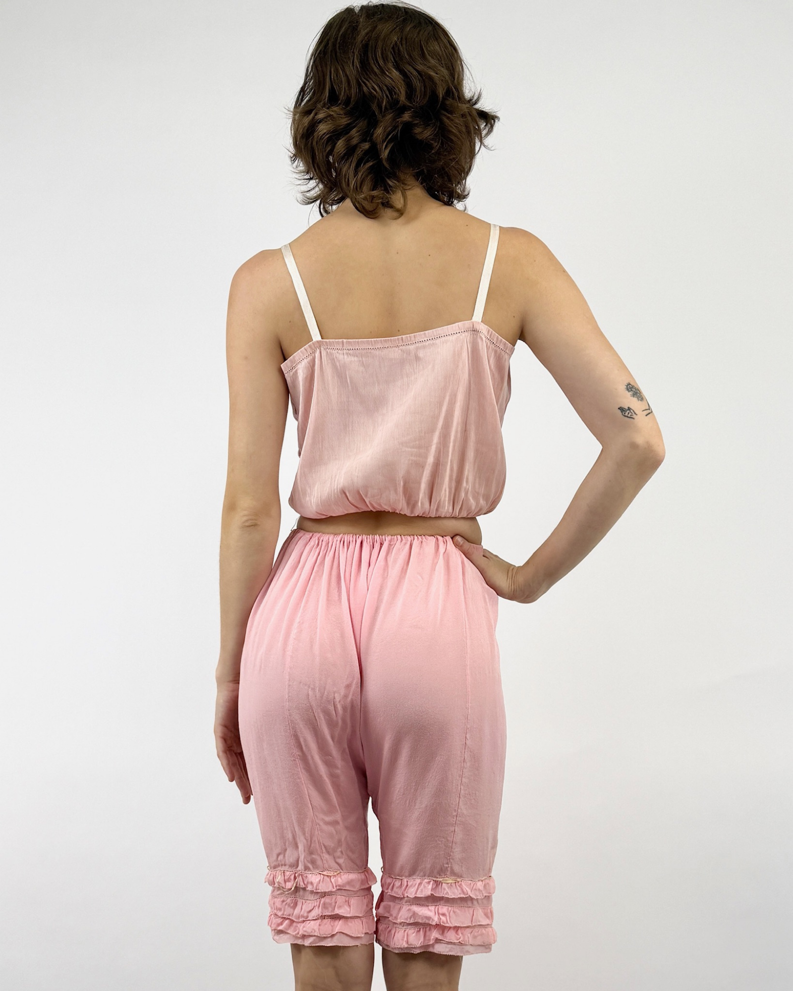 Powder Puff 20s Pink Silk Bloomers
