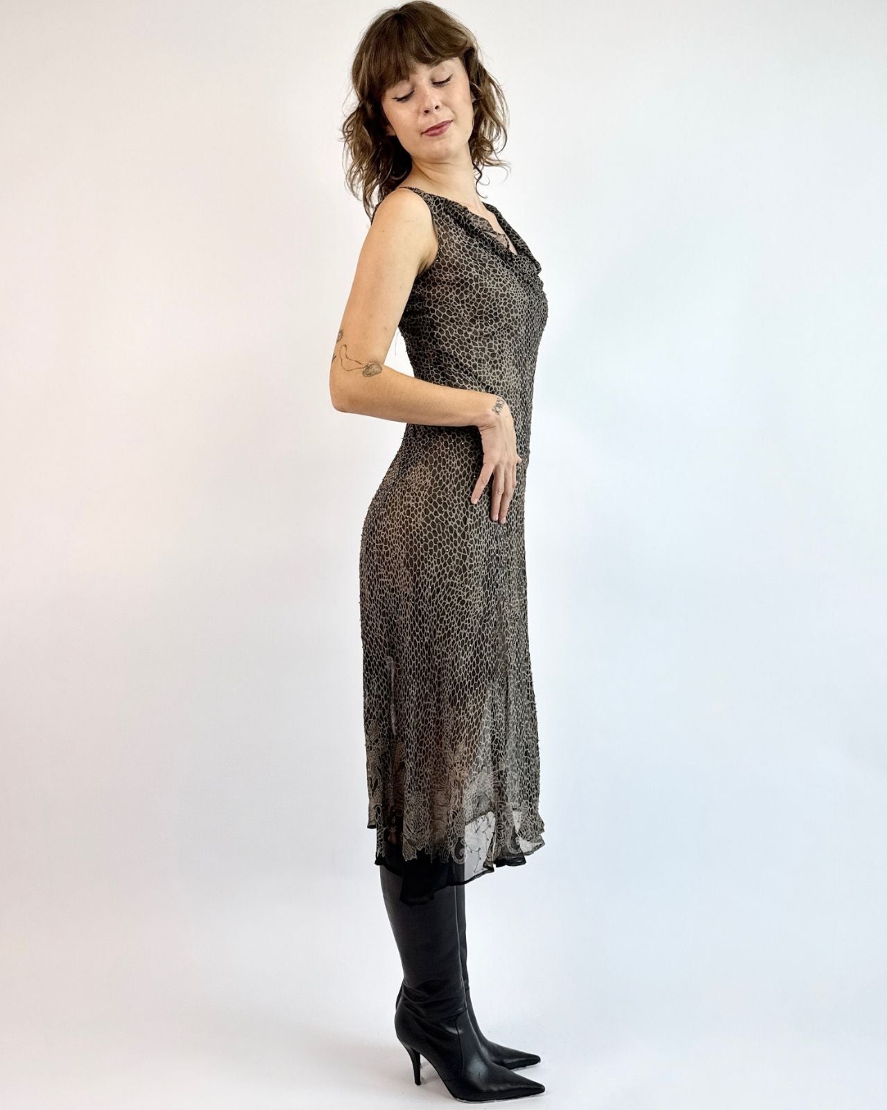 Nights in Carmel Chiffon Dress