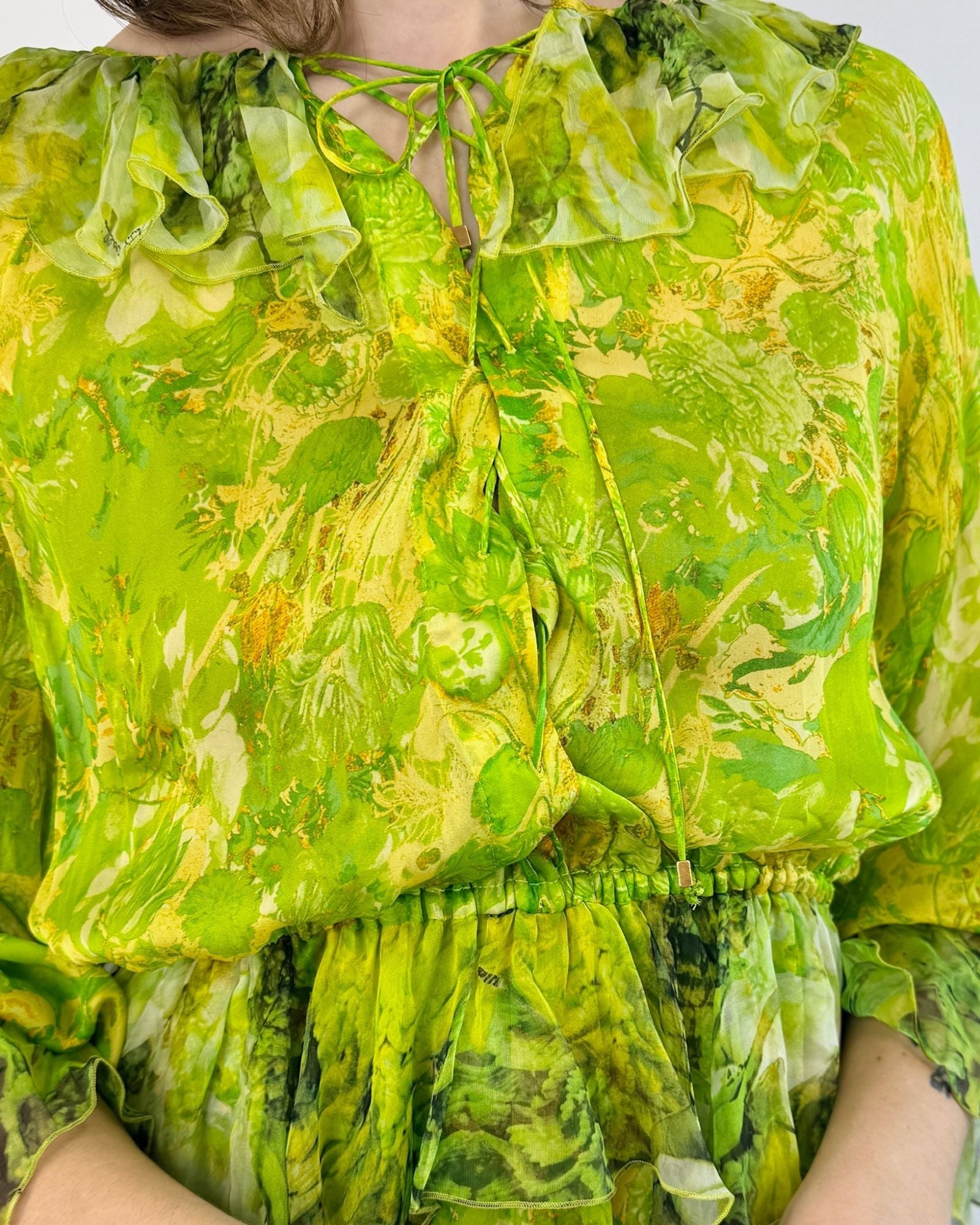 Roberto Cavalli Key Lime Daze Dress