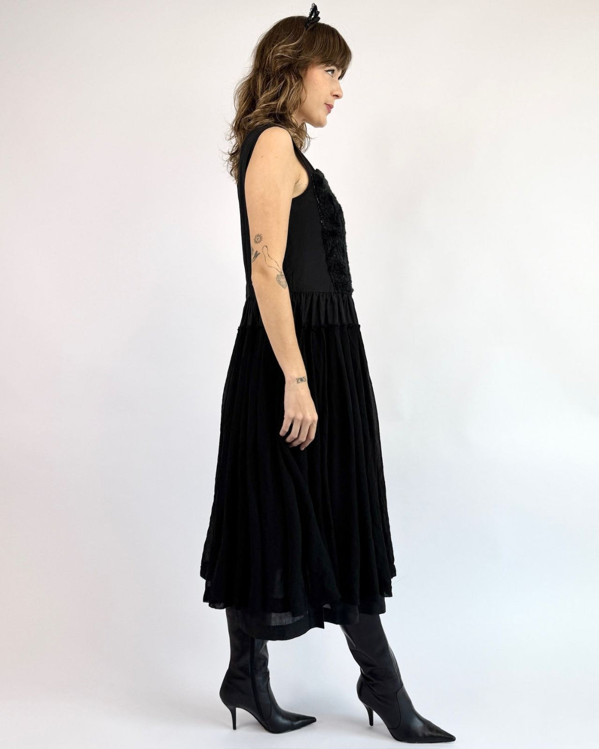Comme De Garcons Nine Lives Midi Dress