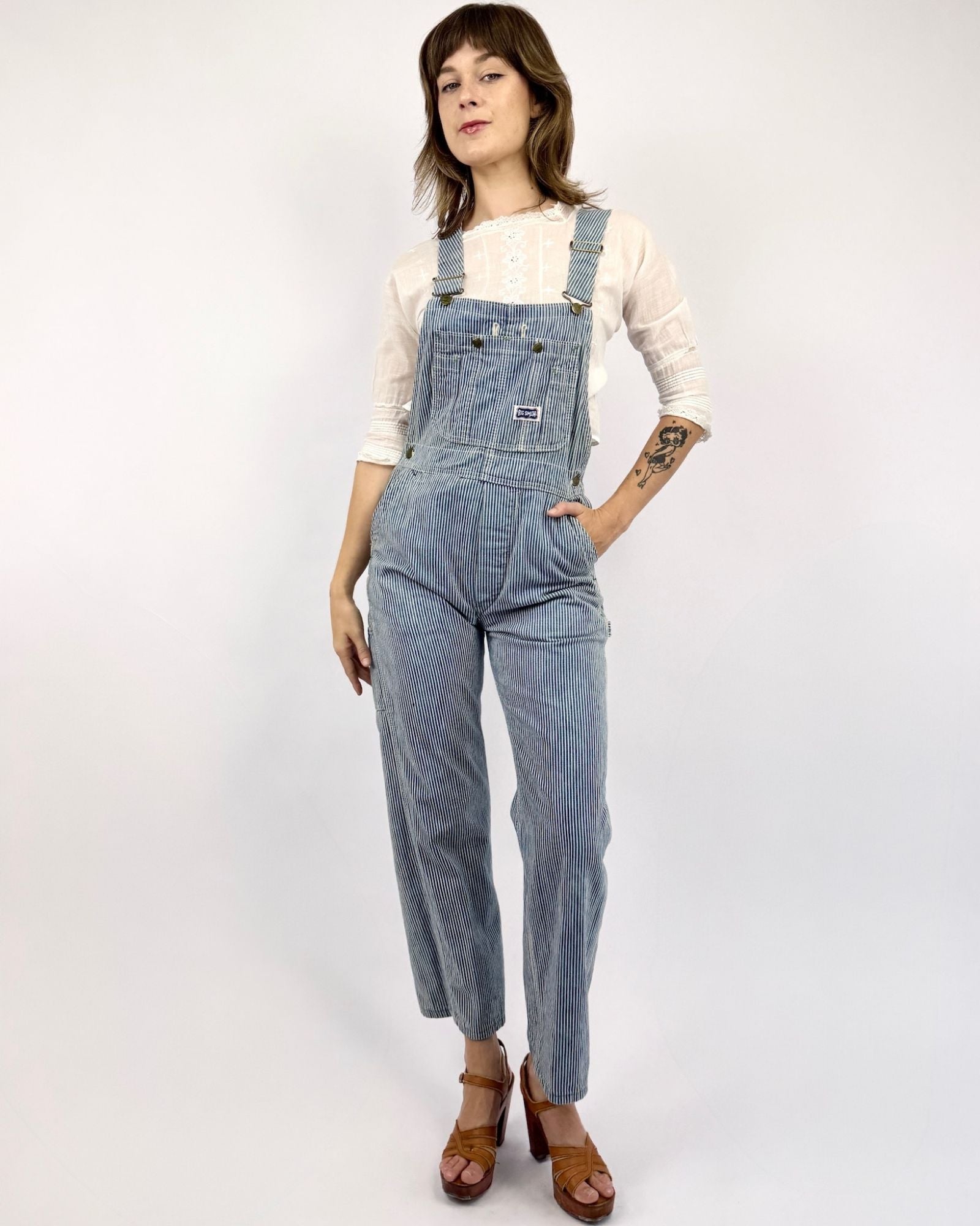 Big Smith Hickory Striped Overalls