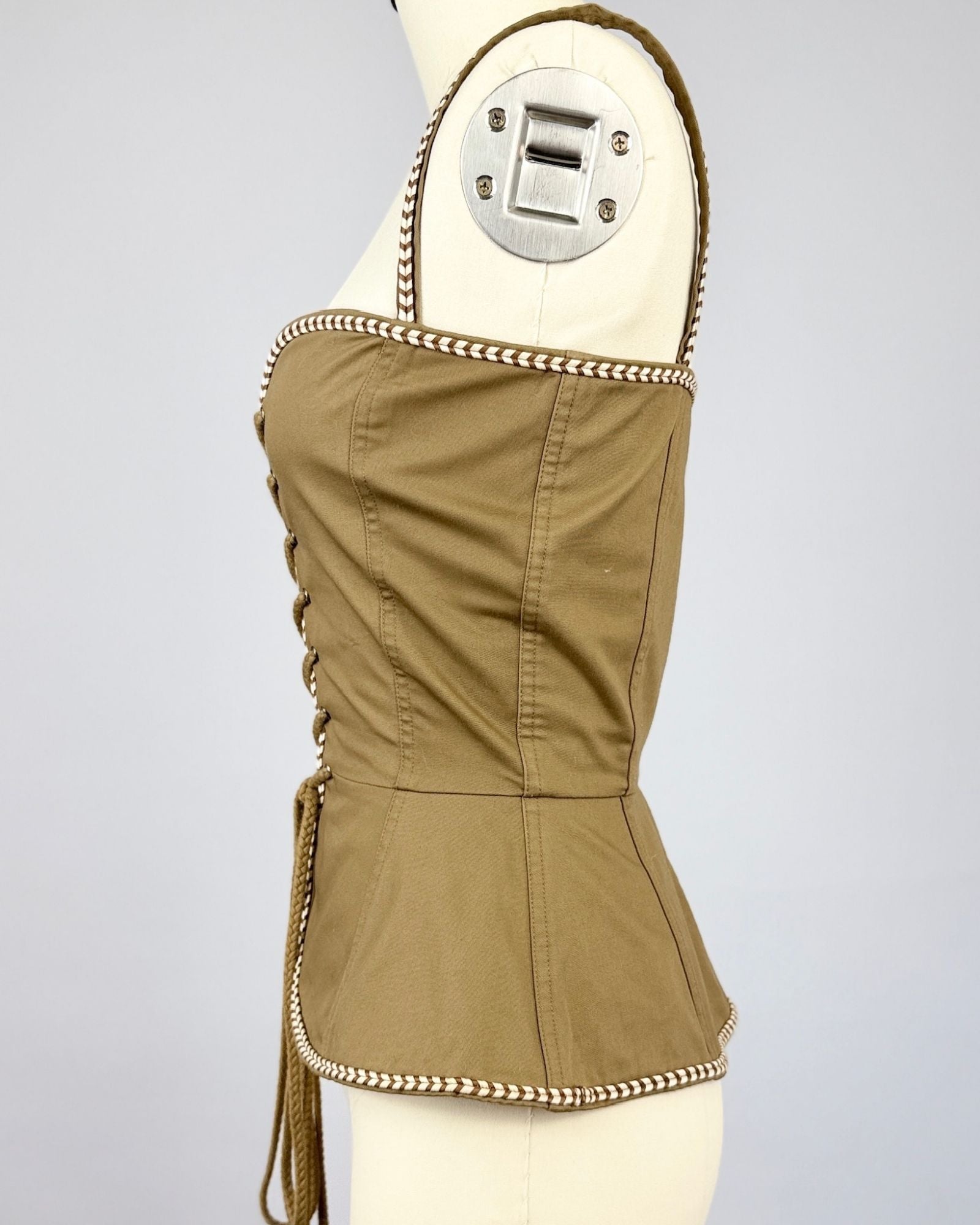 Saint Laurent Safari Collection Corset Top