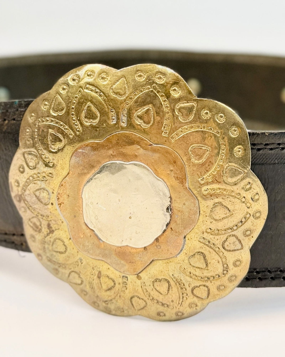 Moroccan Flowers Wide Belt