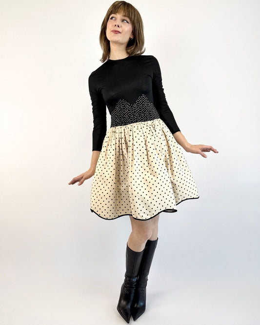 Geoffrey Beene Spotted Darling Swiss Dot Dress