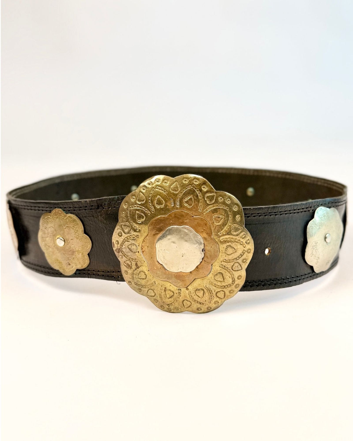 Moroccan Flowers Wide Belt