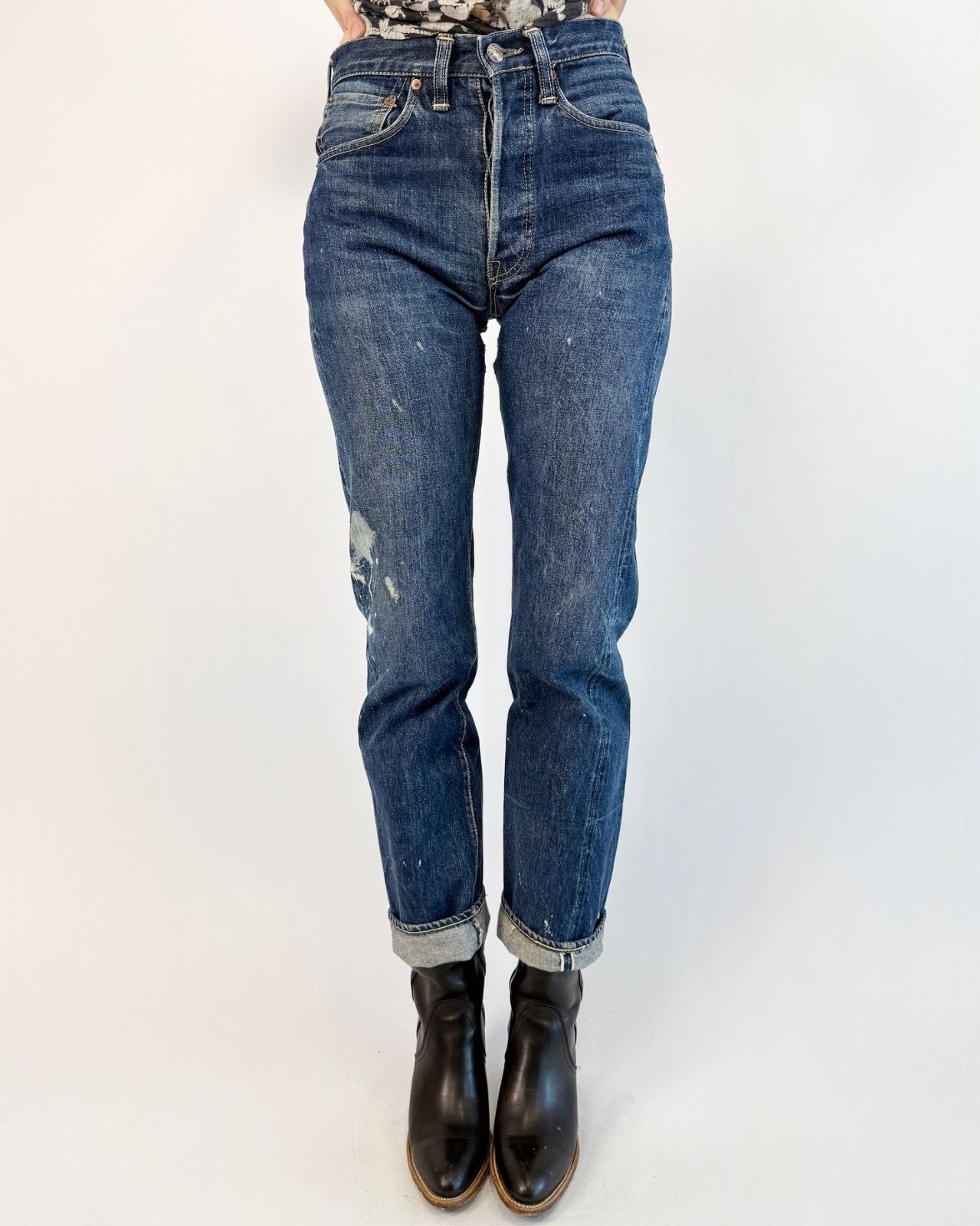 Levi's Big E Hidden Rivets 501 Jeans