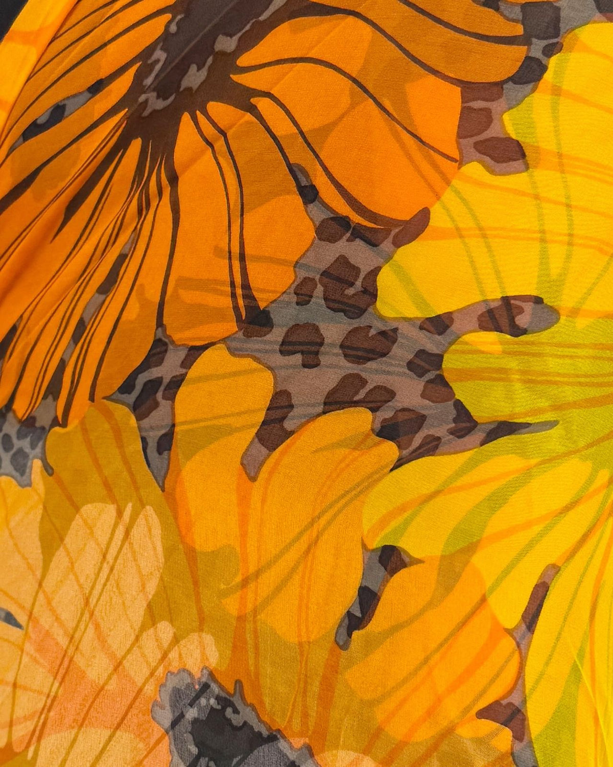 Daisy Lane Chiffon Fringe Shawl