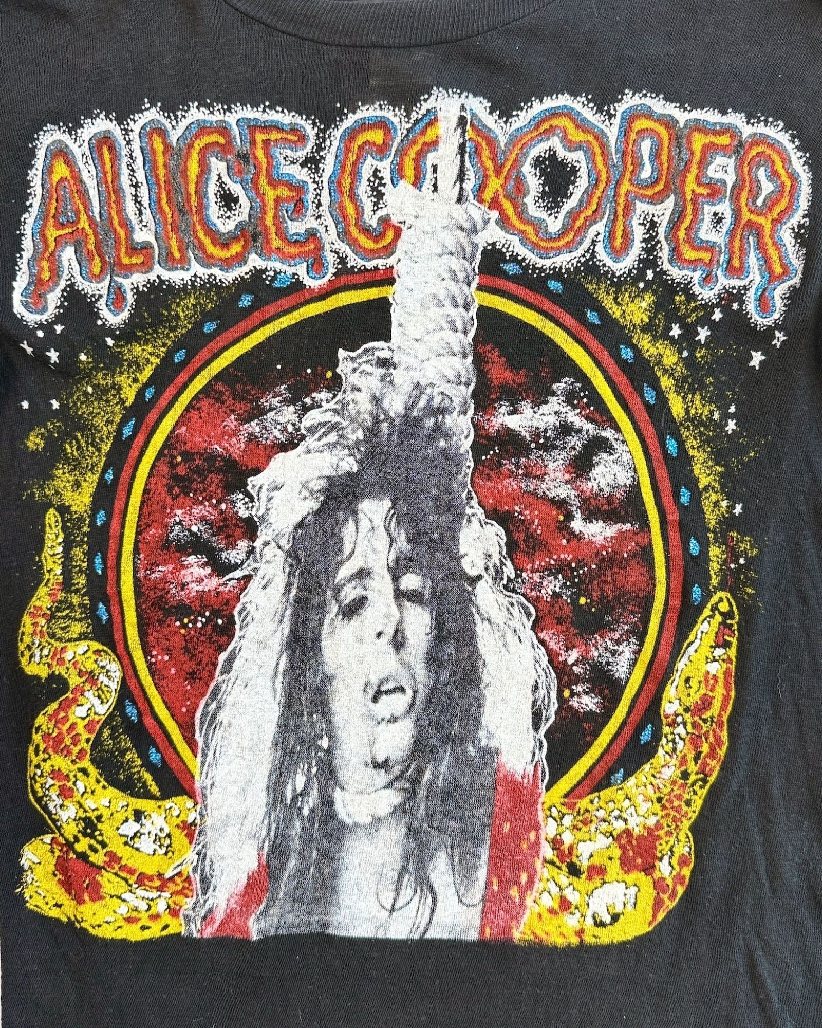 70s Alice Cooper Glitter Bootleg Tee
