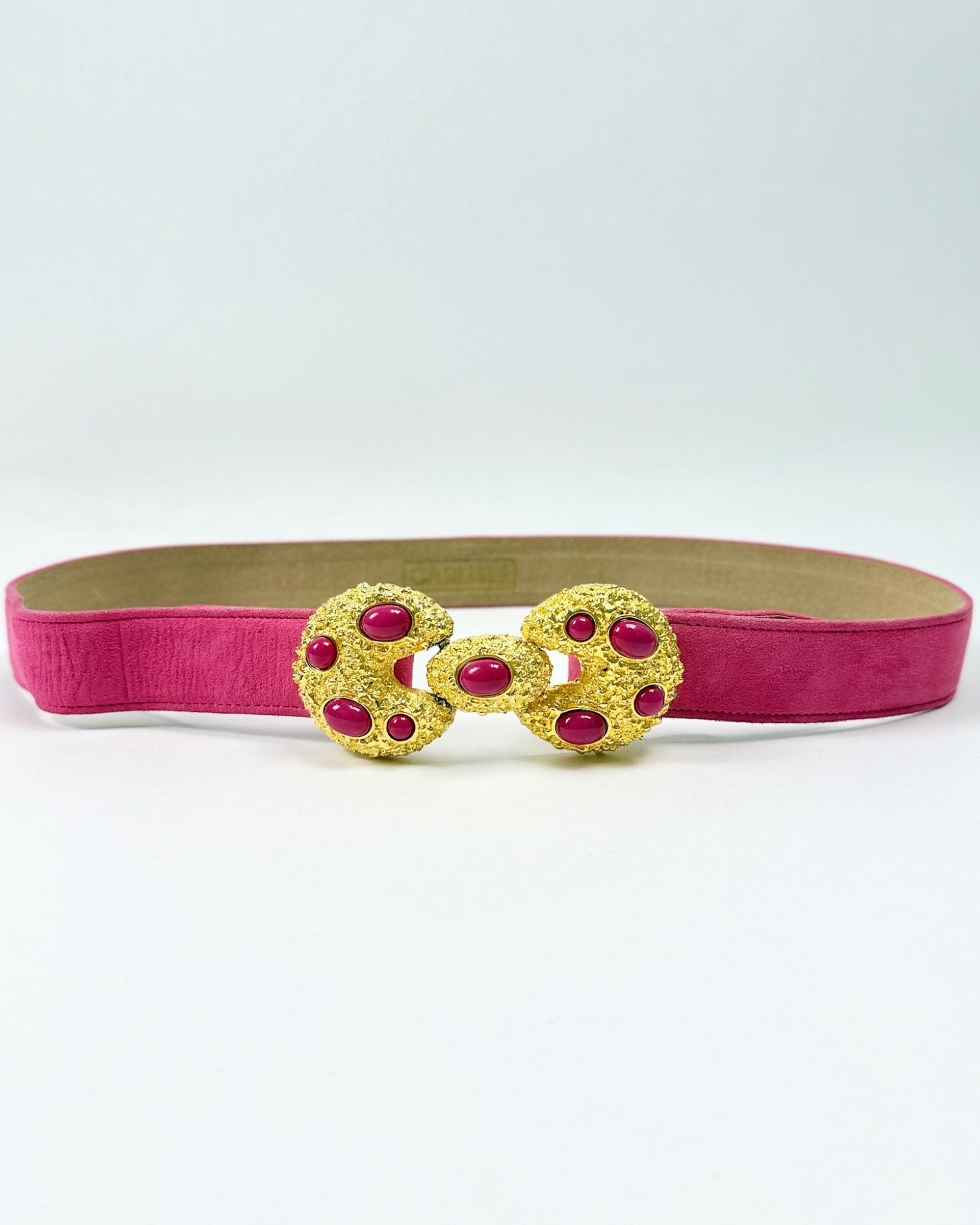 Carlisle Pink Suede Belt