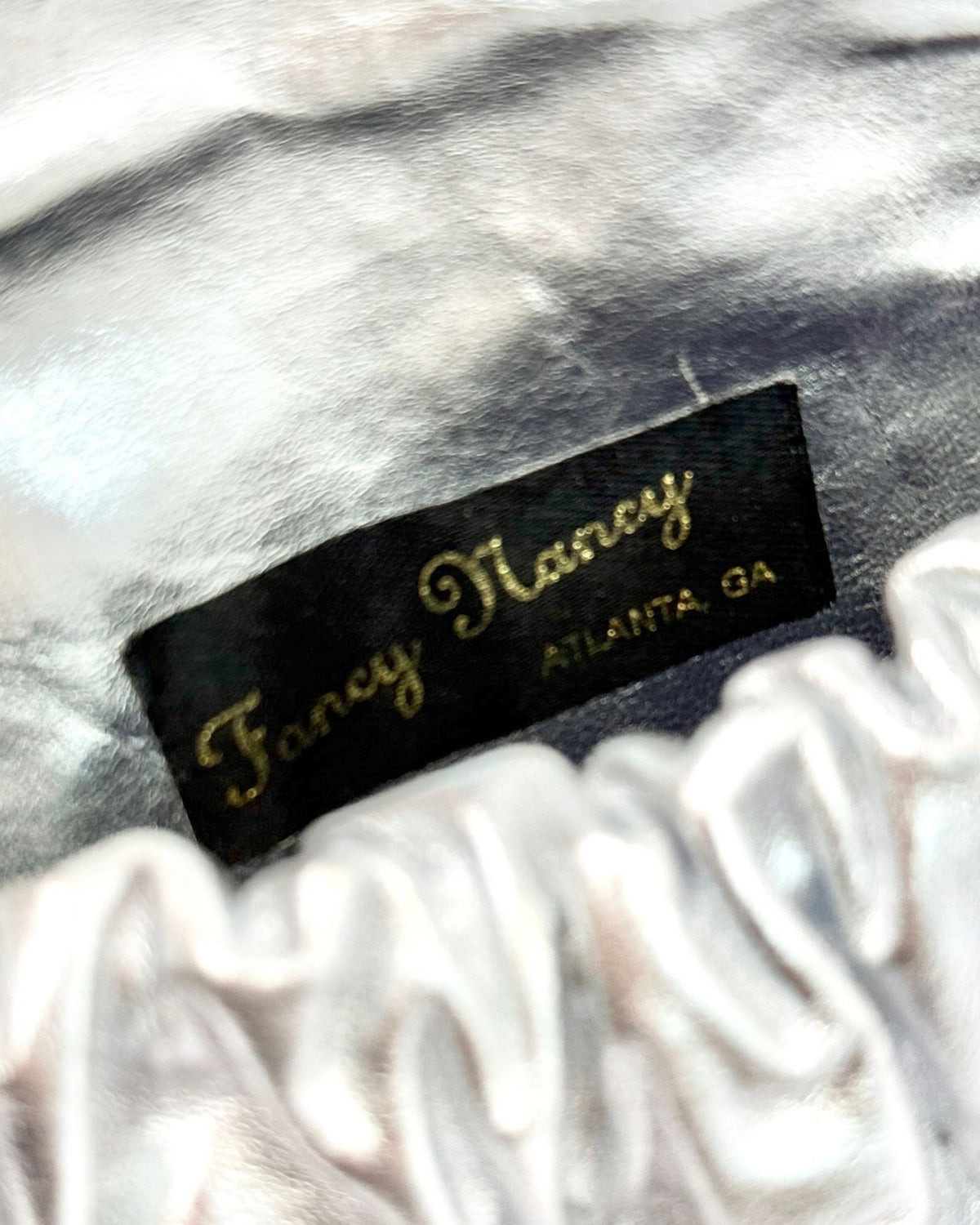 Brutalist Crystal Silver Bag