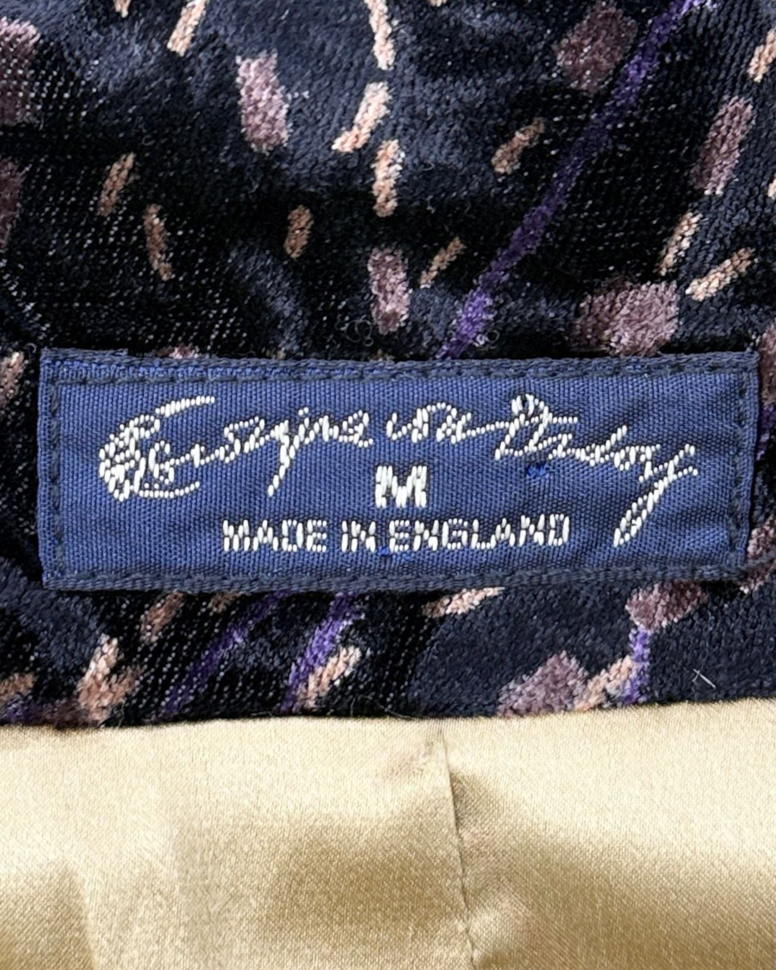 Purple Rain Silk Velvet Jacket