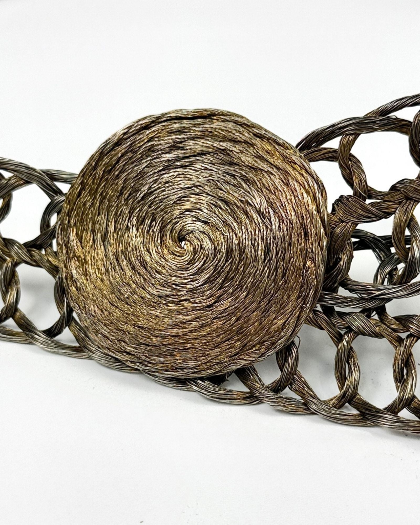 Metallic Woven Belt
