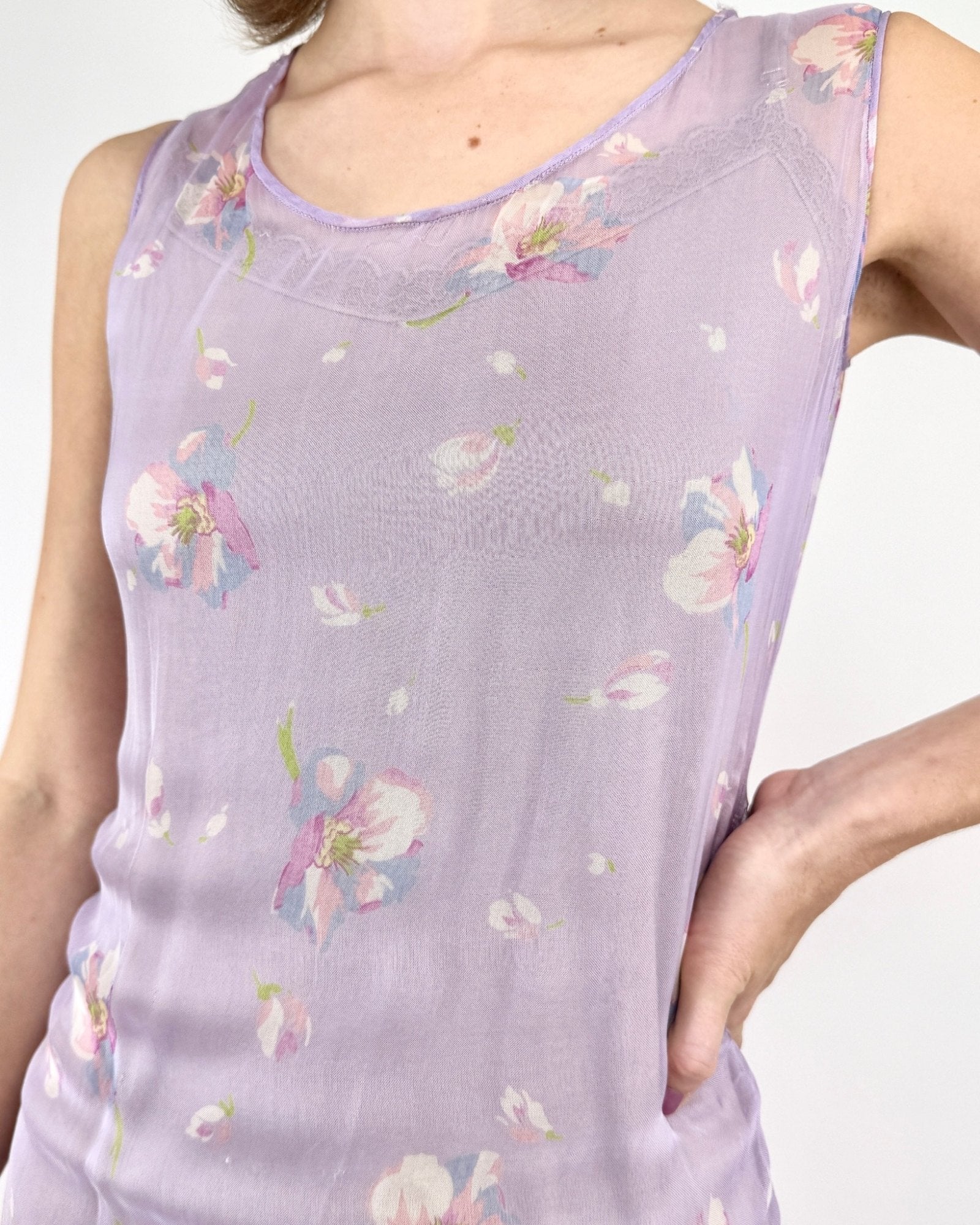 1930s Golden Age Gardens Day Dress