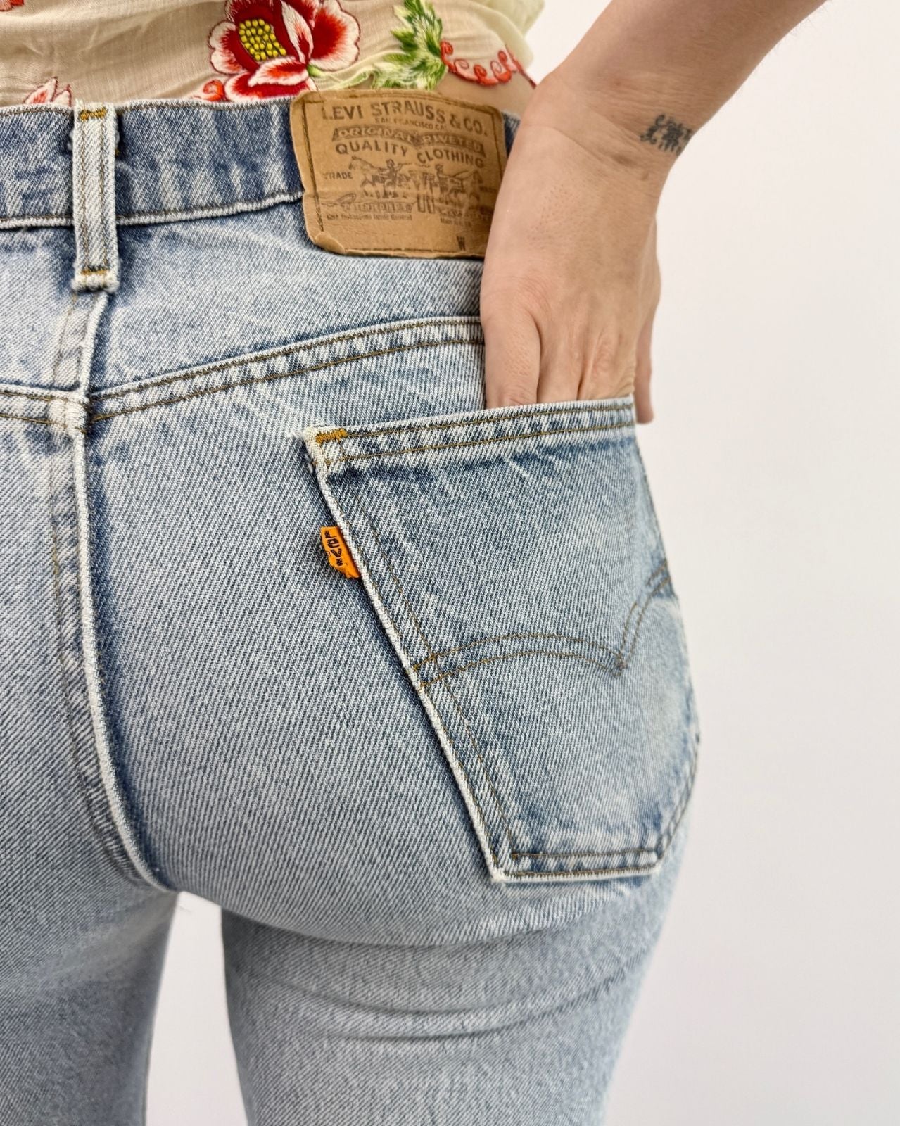 Levi's Orange Tab 517 Jeans
