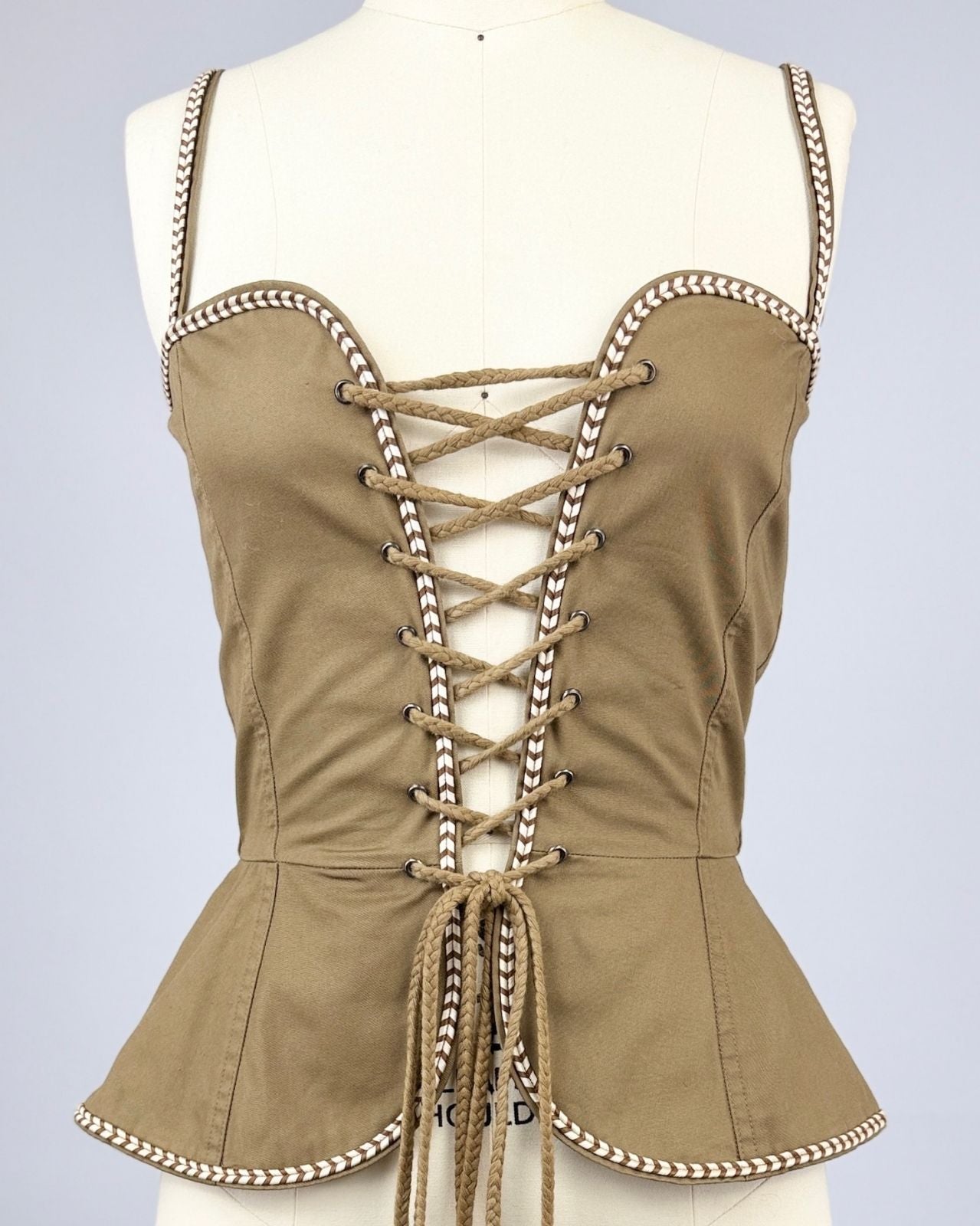 Saint Laurent Safari Collection Corset Top