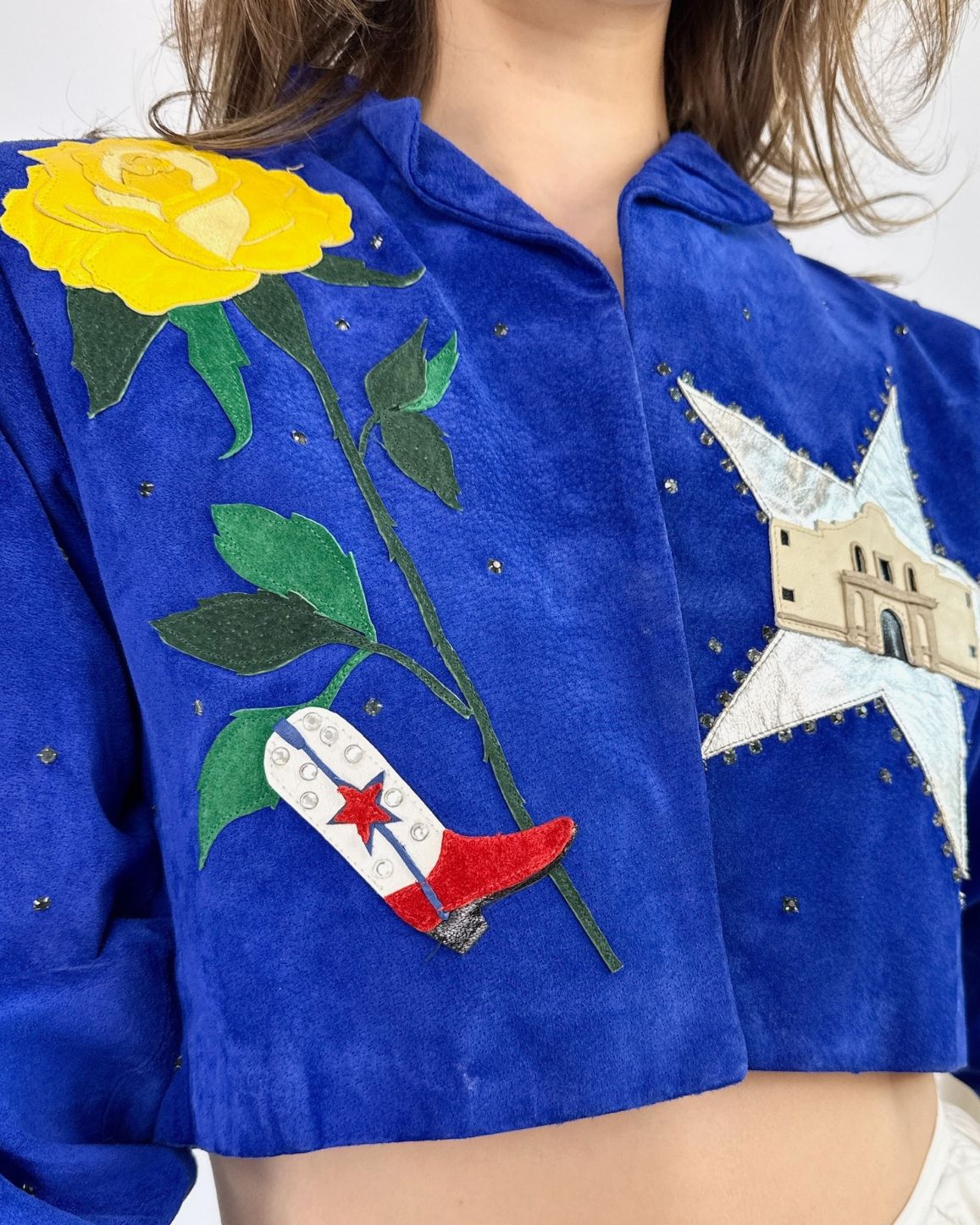 The Lovely Lone Star State Suede Jacket