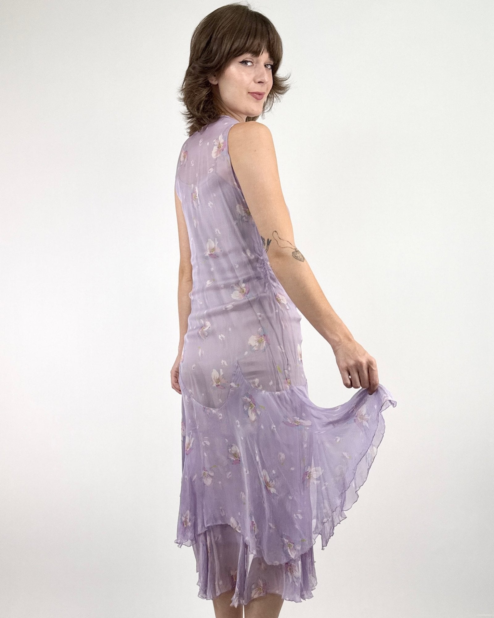 1930s Golden Age Gardens Day Dress