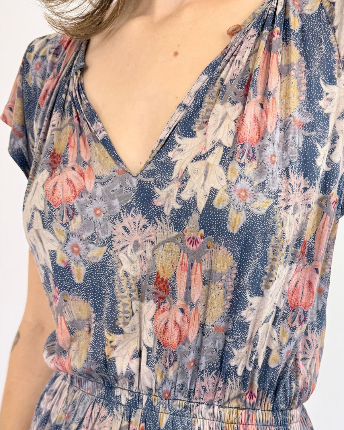 1970s Missoni Floral Visions Silk Dress