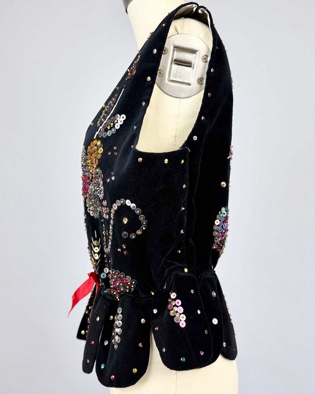 Polish Beaded Folk Vest