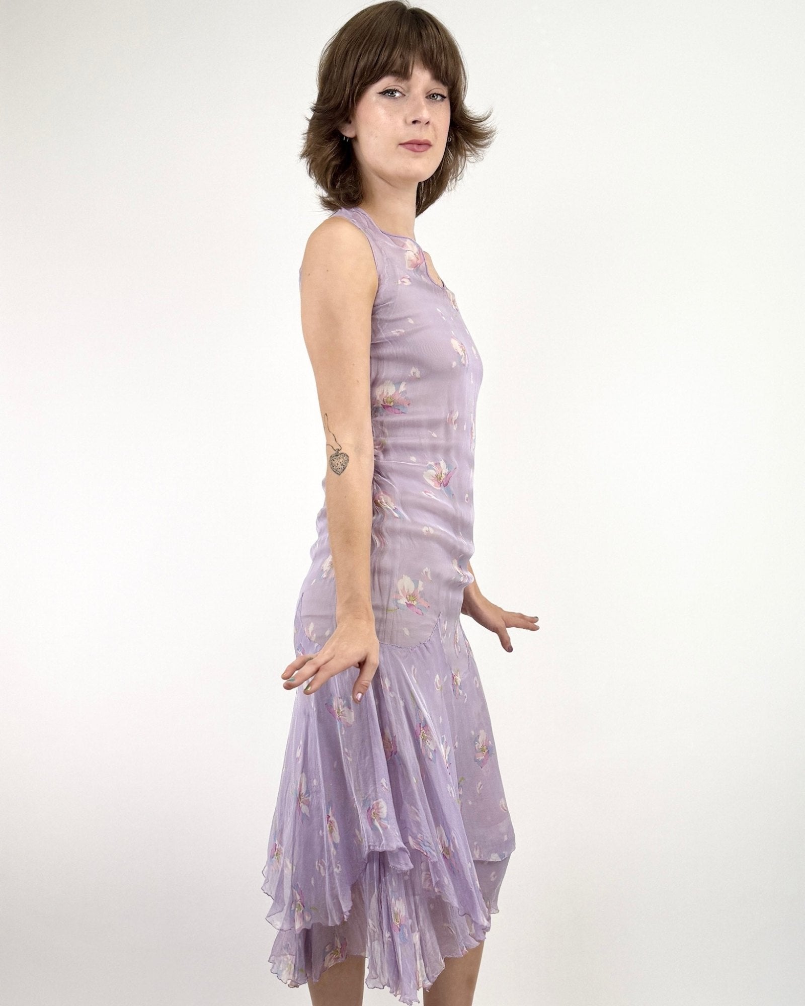 1930s Golden Age Gardens Day Dress