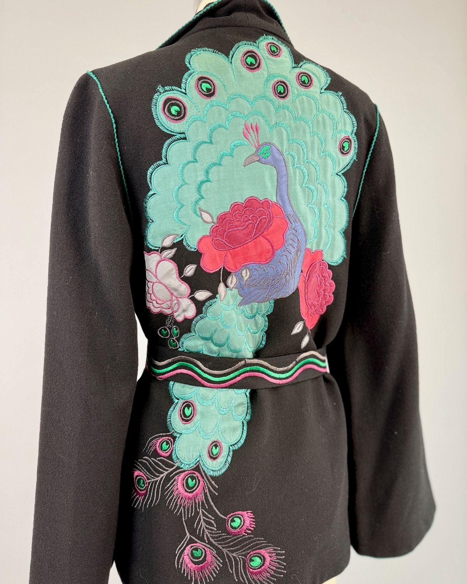 Janice Wain Wright Peacock Blazer