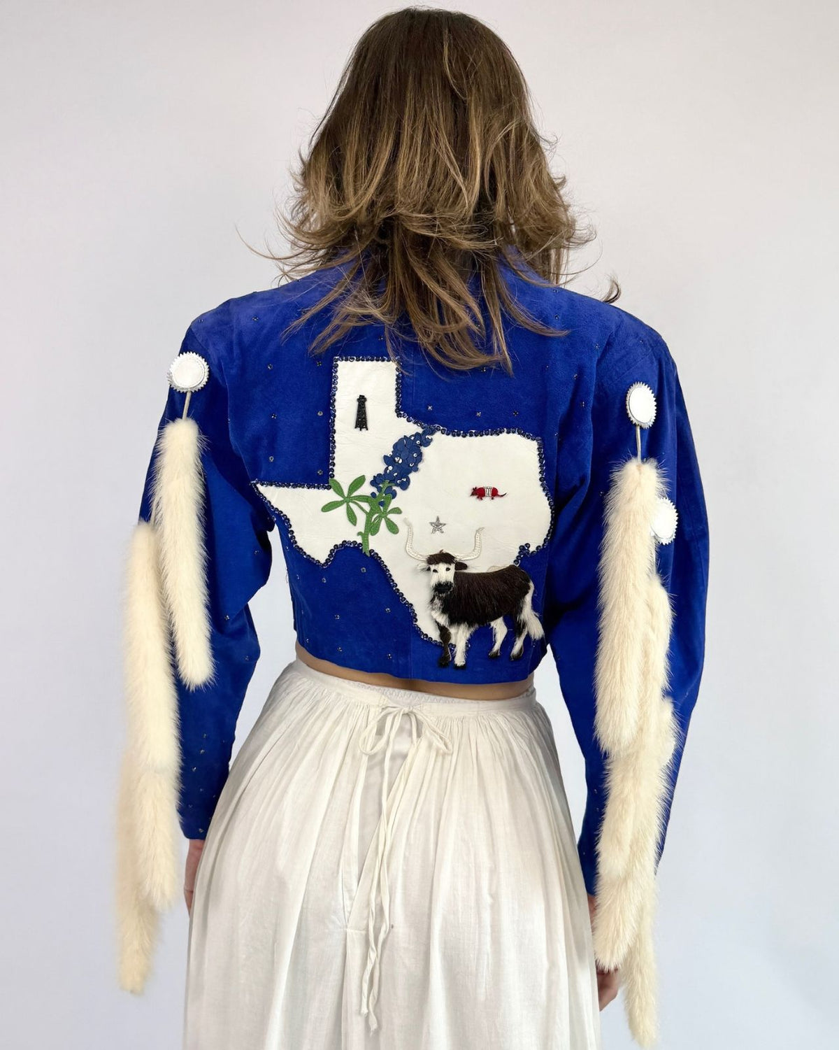The Lovely Lone Star State Suede Jacket