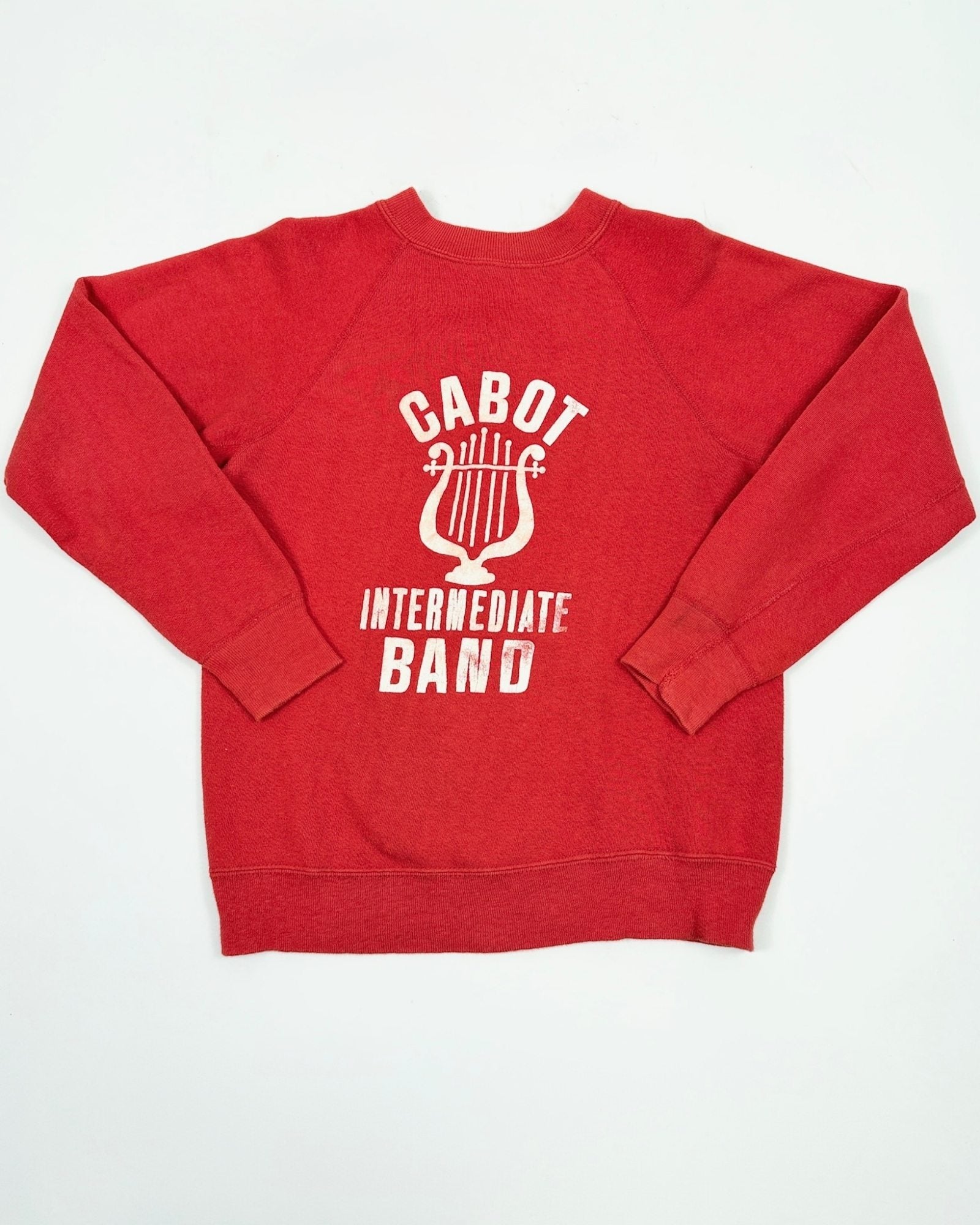 60s Red Cabot Band Sweatshirt