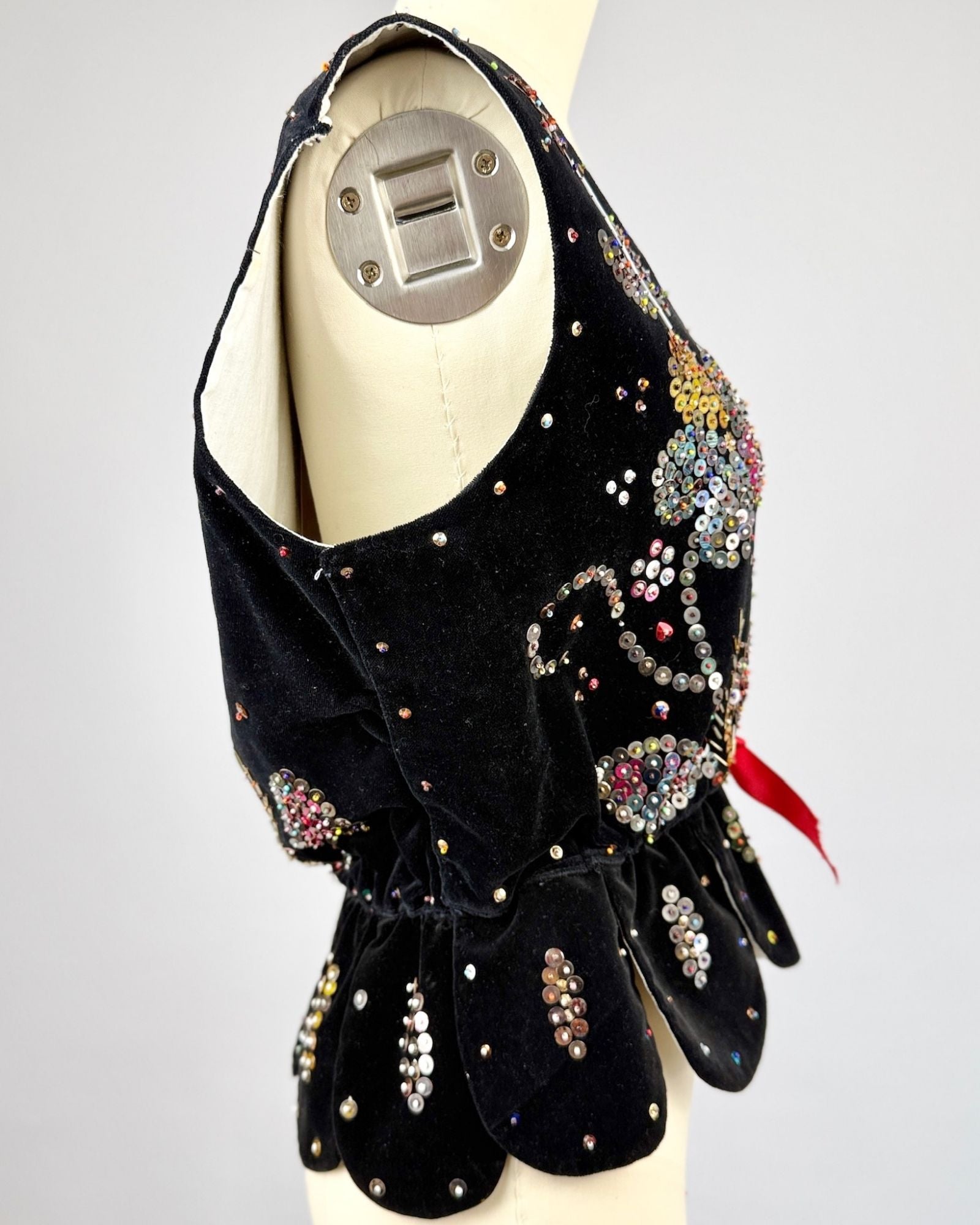 Polish Beaded Folk Vest