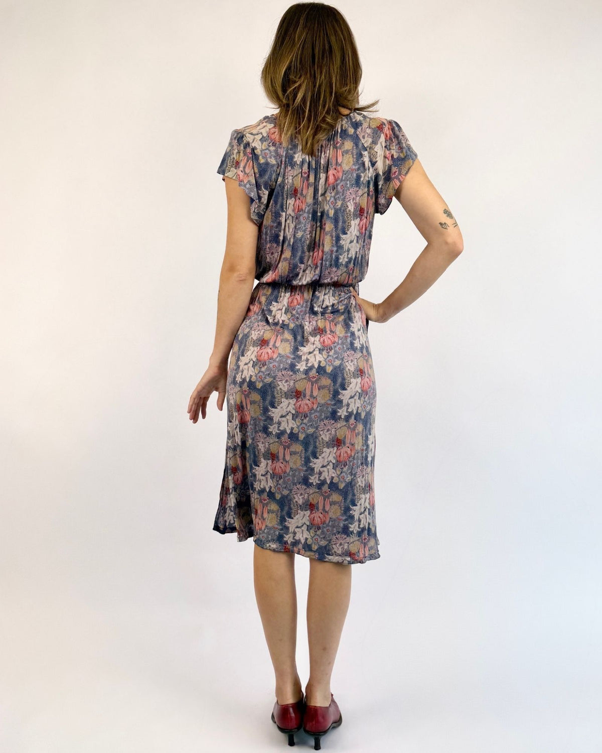 1970s Missoni Floral Visions Silk Dress