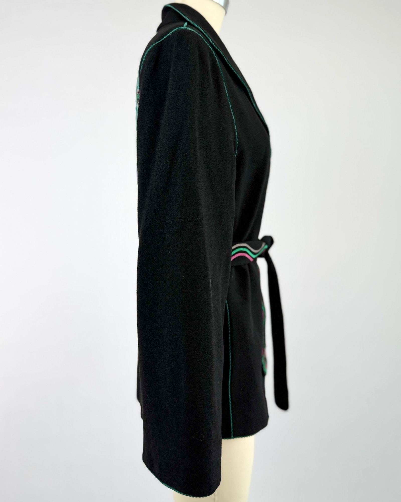 Janice Wain Wright Peacock Blazer