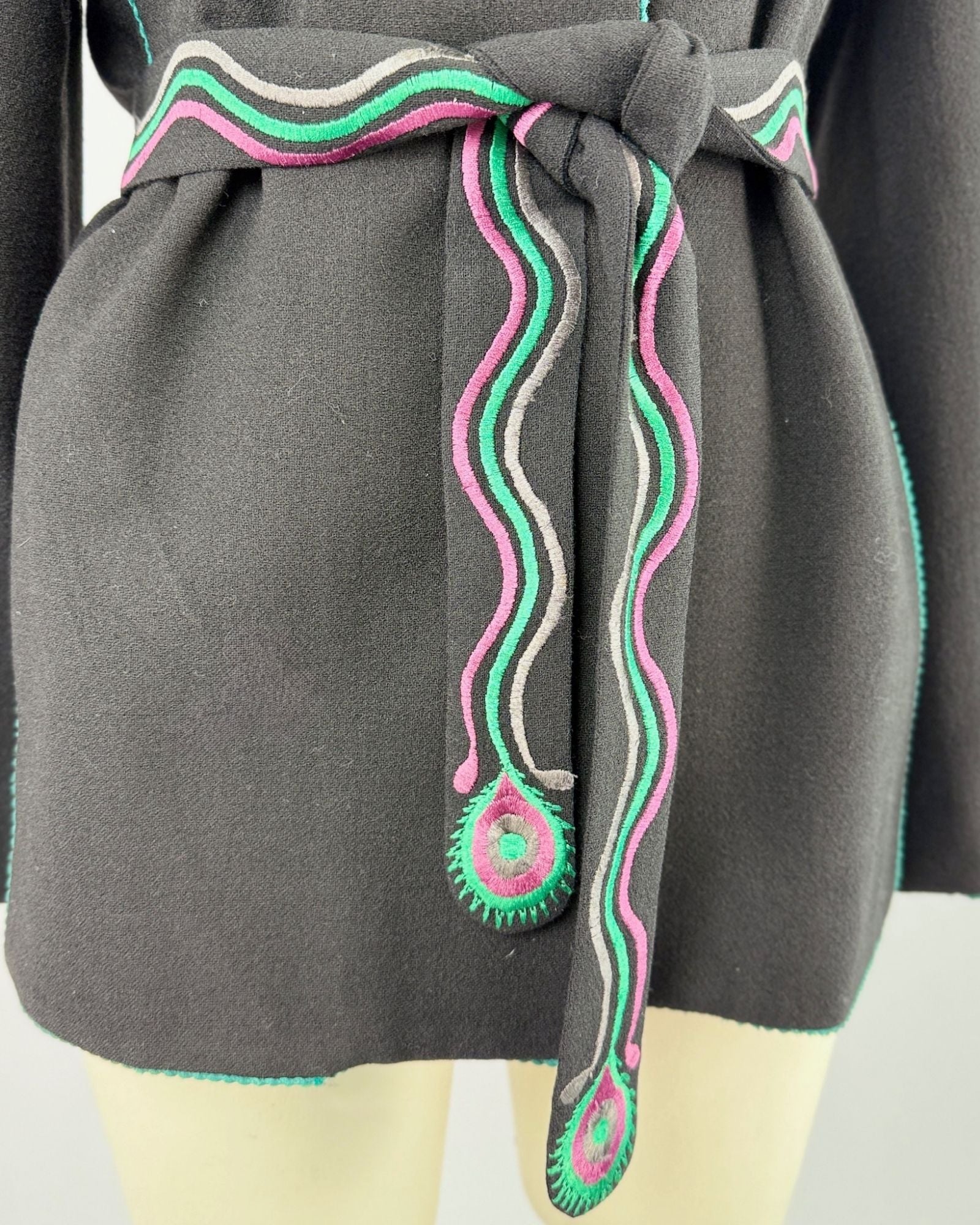 Janice Wain Wright Peacock Blazer