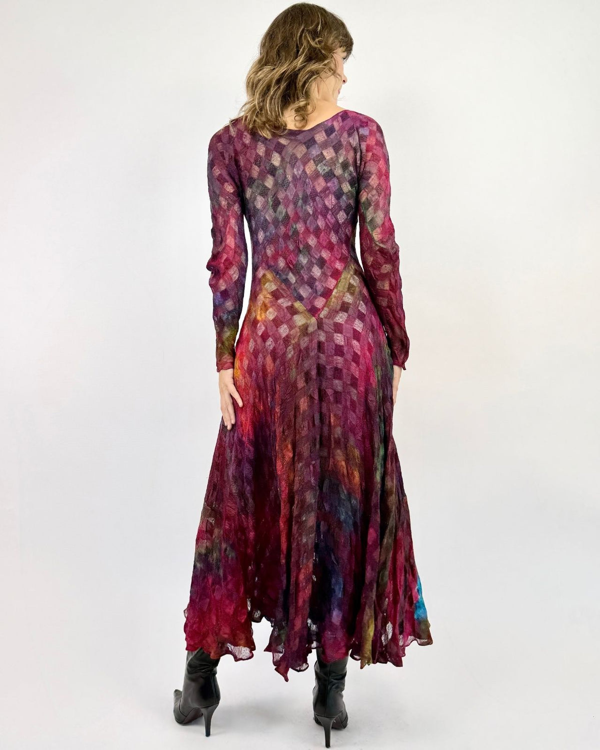 Carter + Teri Woven Prisms Rainbow Dress