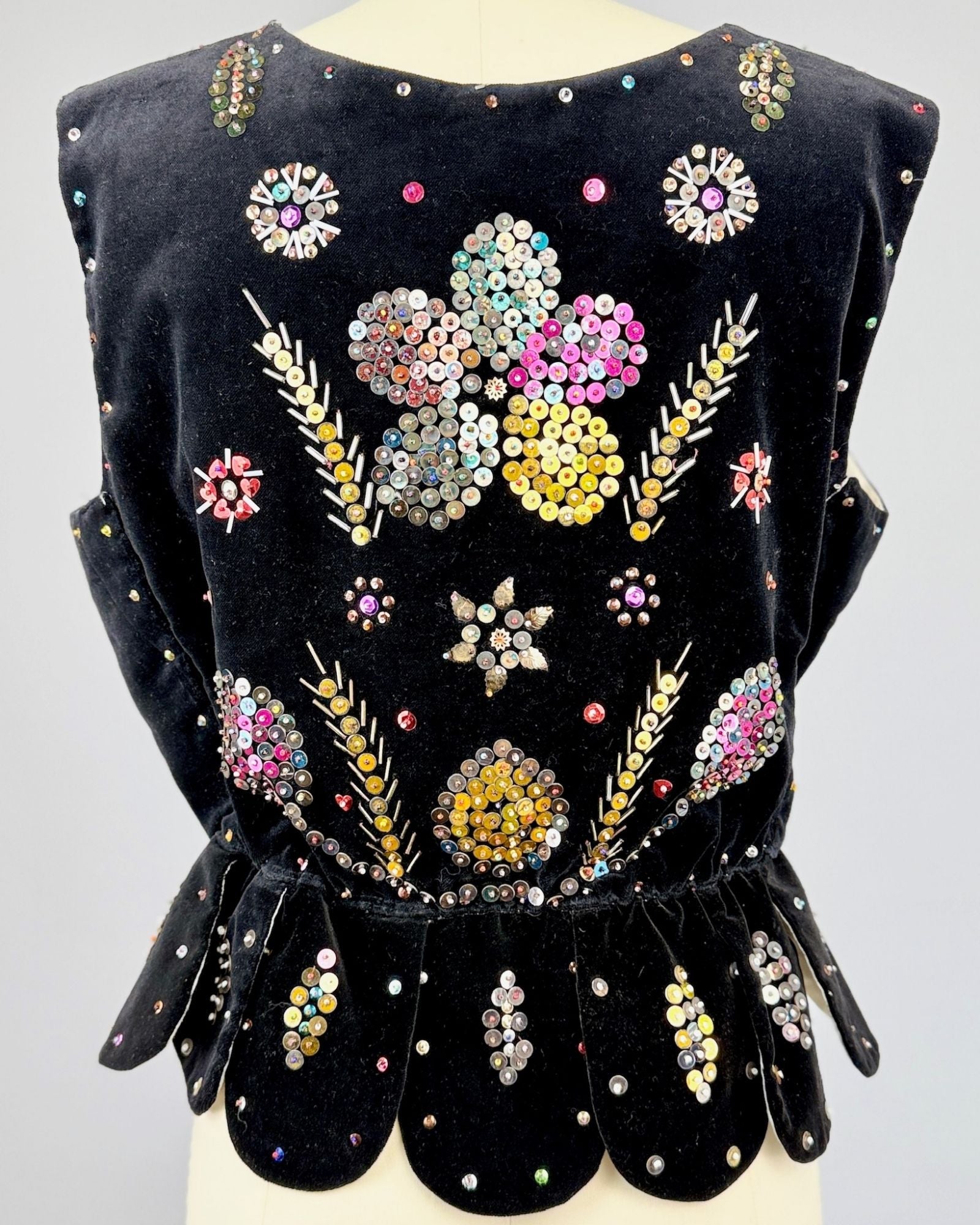 Polish Beaded Folk Vest