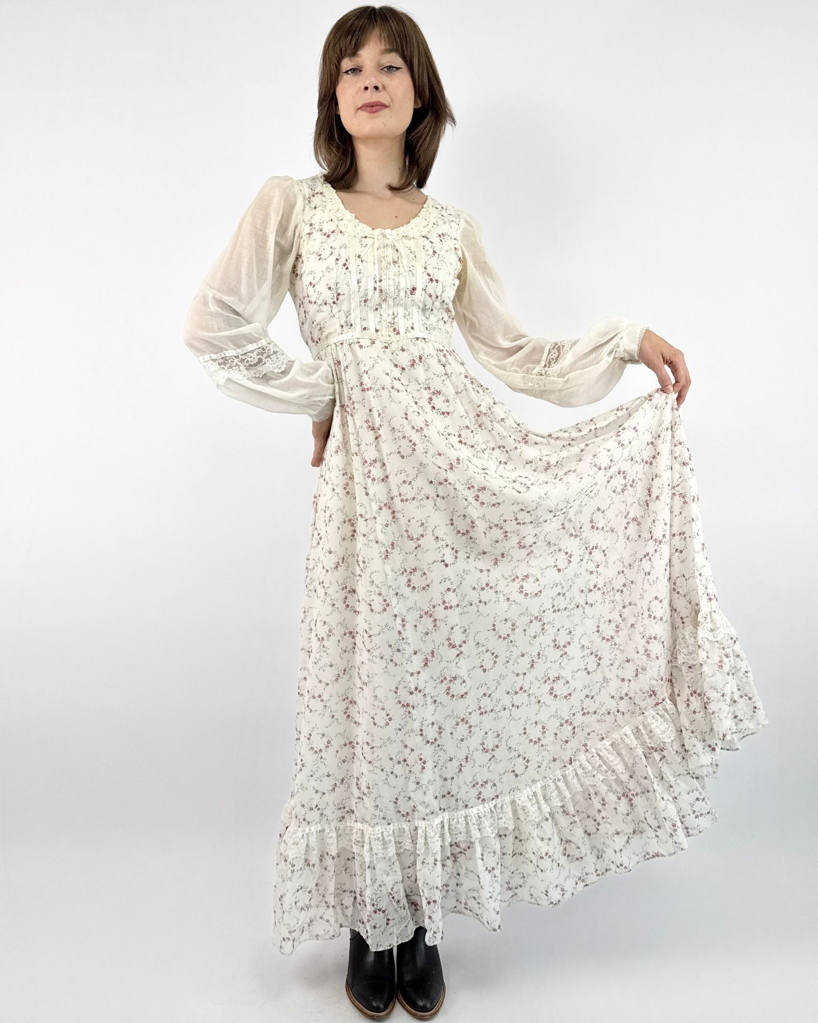 Gunne Sax Alpine Meadow Maxi Dress