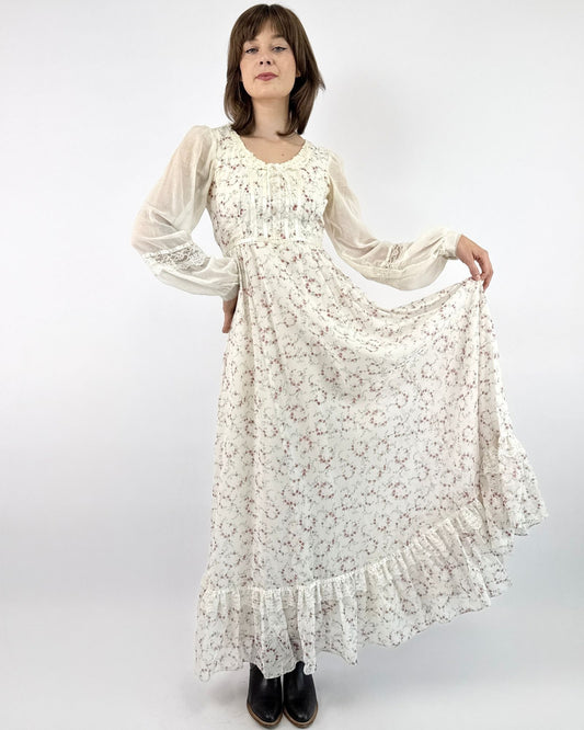 Gunne Sax Alpine Meadow Maxi Dress